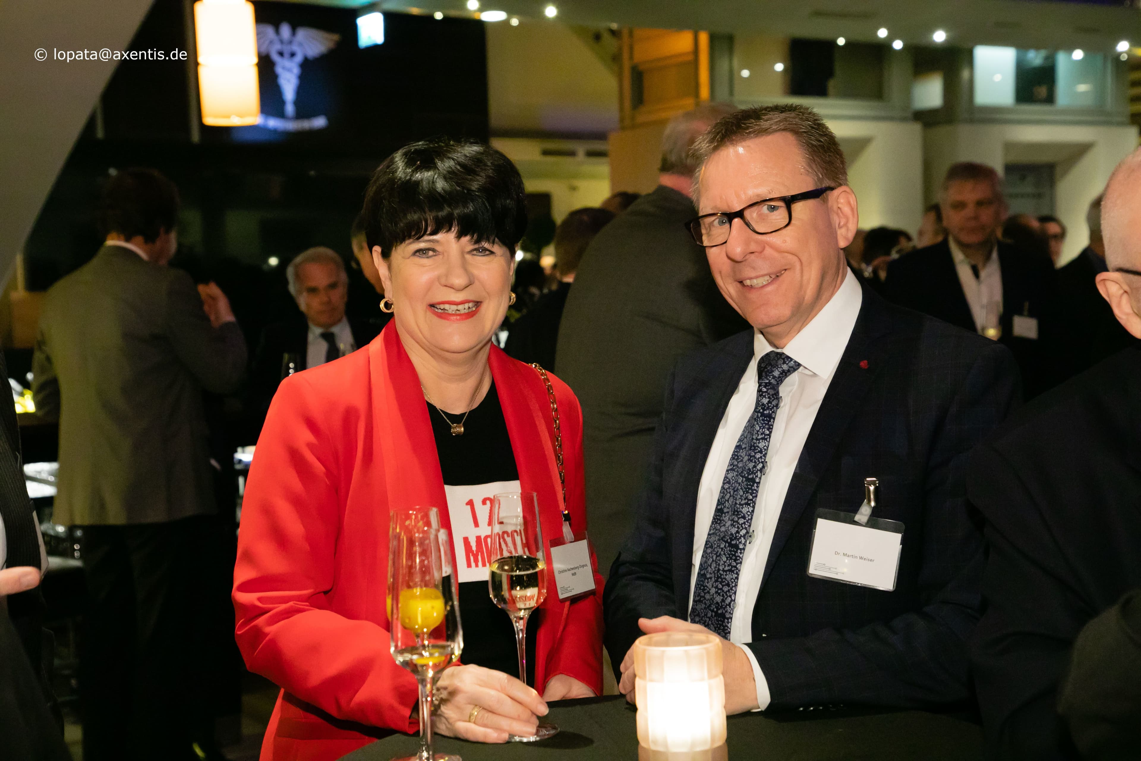 Christine Aschenberg-Dugnus MdB (FDP) mit Martin Weiser (BAH)
