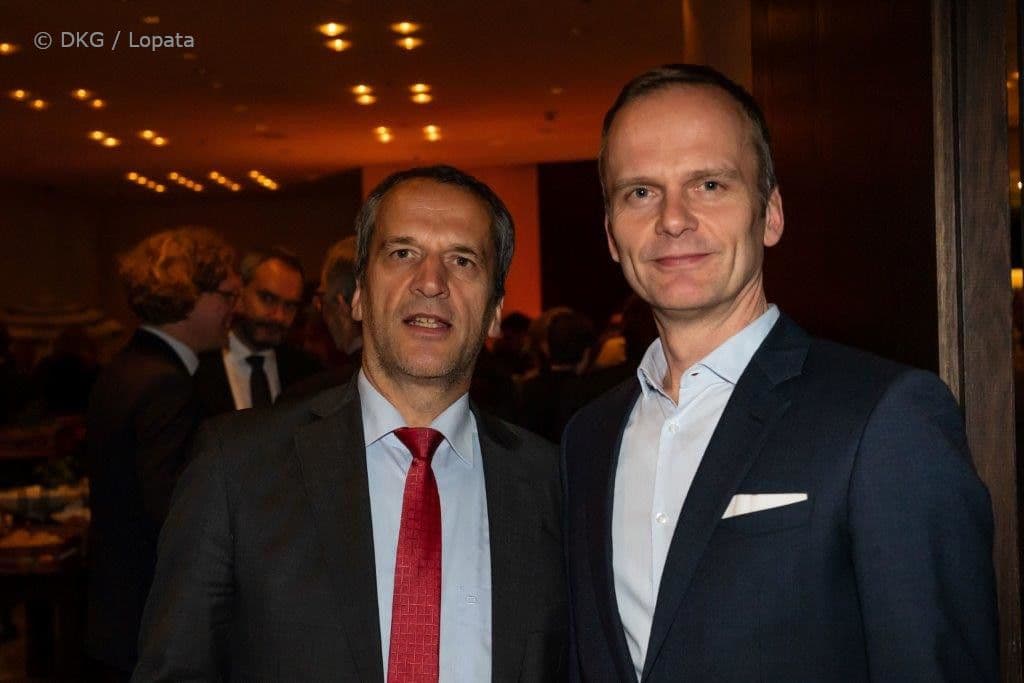 Michael Hennrich MdB (CDU/CSU) mit Bork Bretthauer (Pro Generika) (r.)