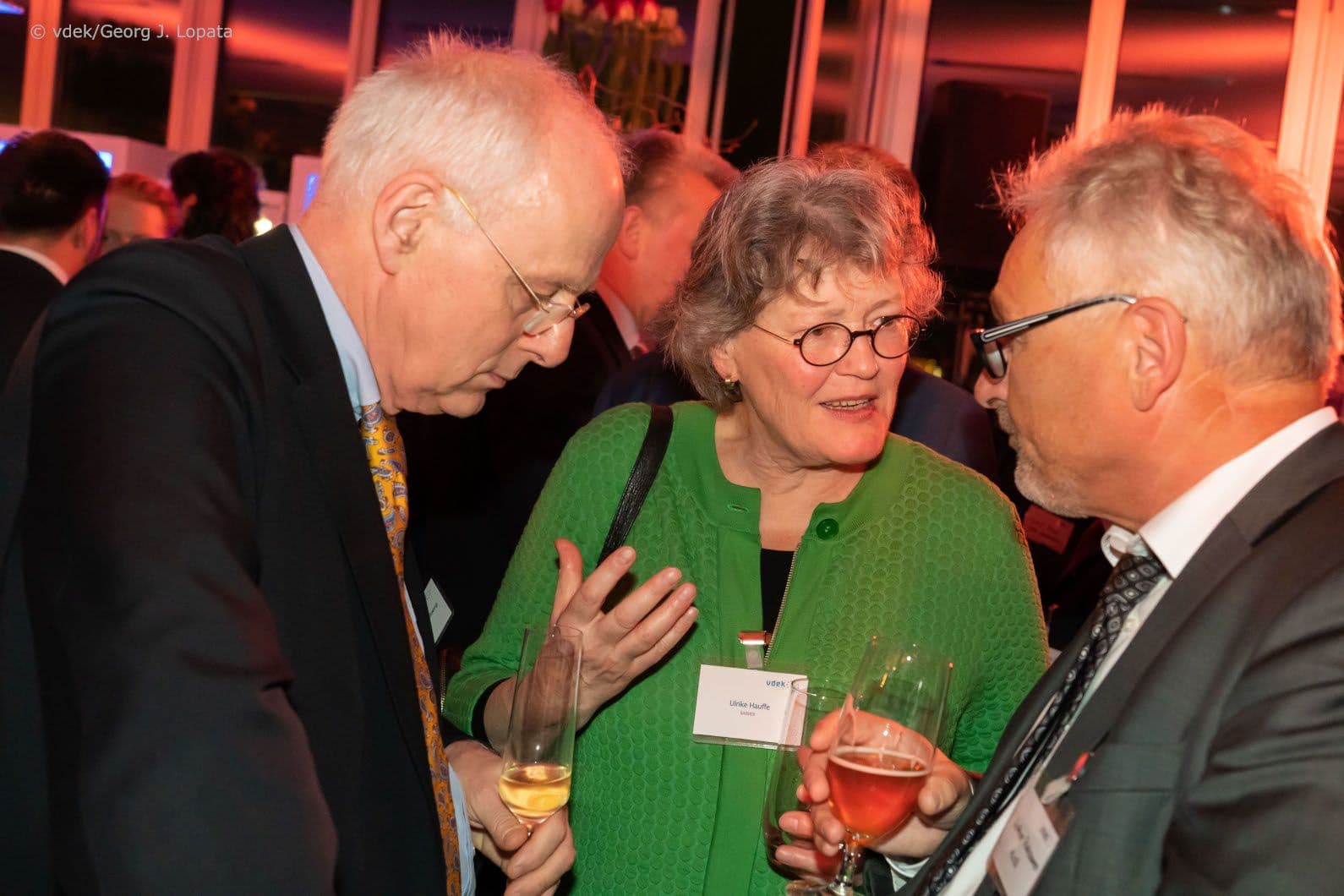 Johann-Magnus von Stackelberg (GKV-Spitzenverband), Ulrike Hauffe (Barmer), Lothar Riebsamen MdB (CDU/CSU) (v.l.n.r.)
