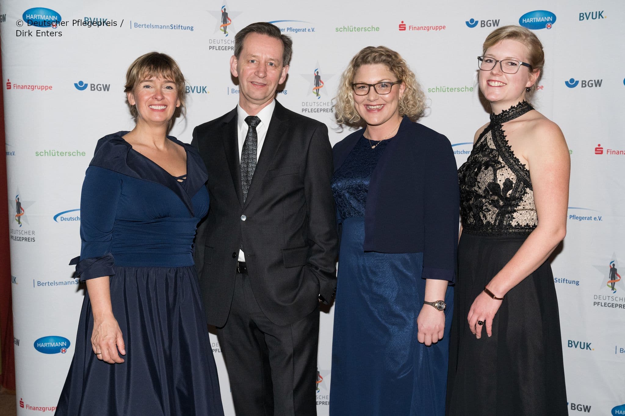 Patricia Drube, 
Frank Vilsmeier (beide Pflegekammer Schleswig-Holstein), 
Sandra Mehmecke, 
Nora Wehrstedt (beide Pflegekammer Niedersachsen) (v.l.n.r.)