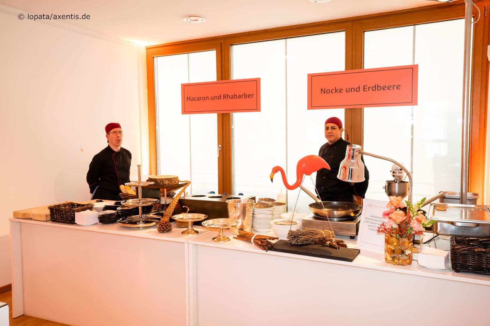 Krafttier Flamingo war das Motto des Frühjahrsfestes der TK in Berlin