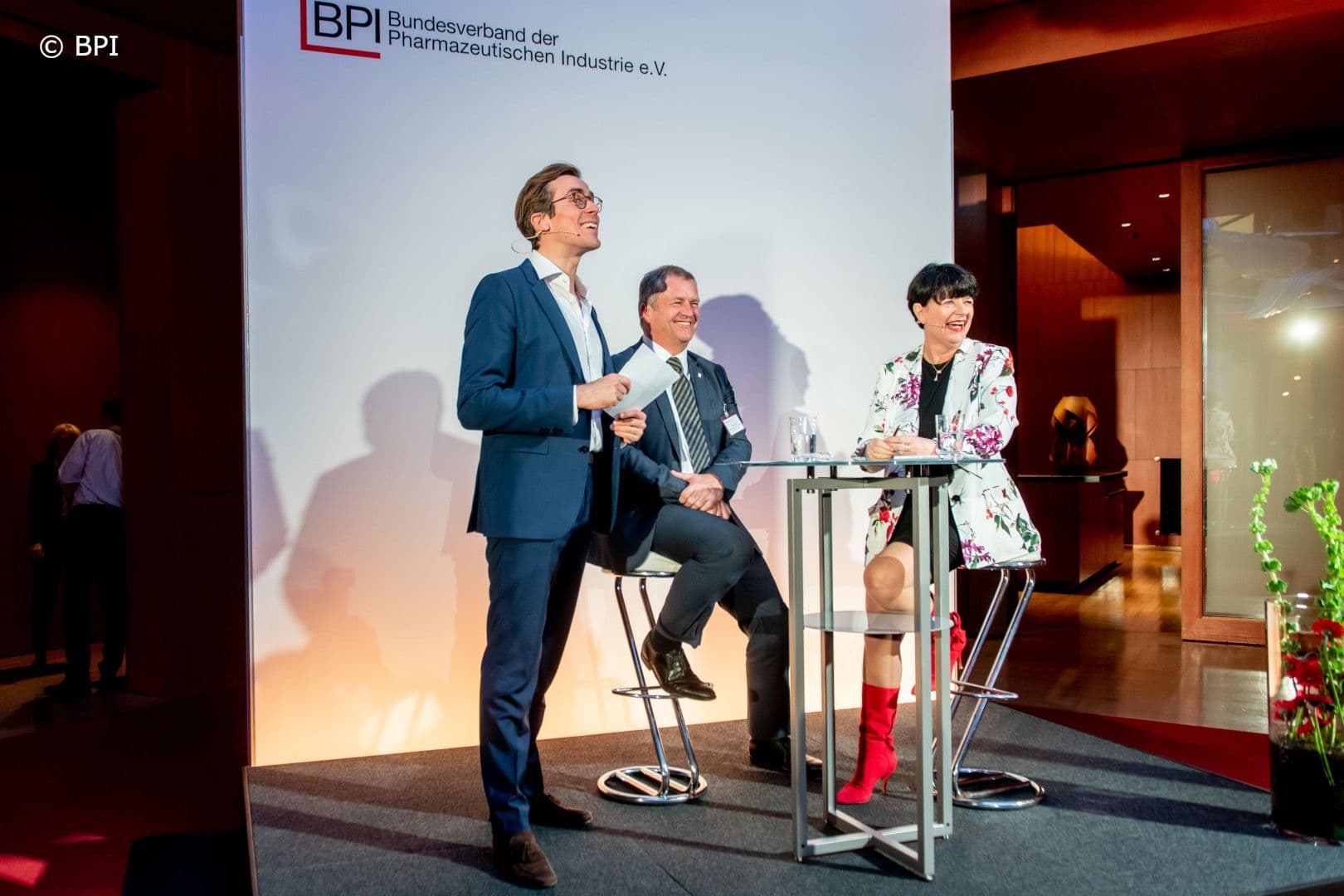 Da gab es einen Zwischenruf für Johannes Wimmer,  Heiner Will (medac) und Christine Aschenberg-Dugnus MdB (FDP) (v.l.n.r.)