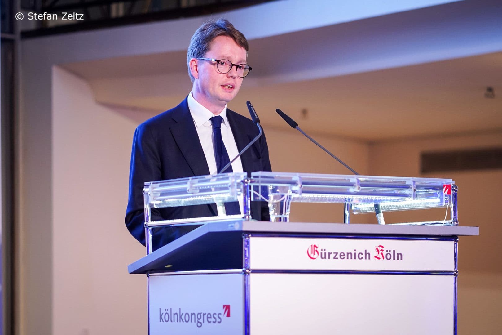 Florian Reuther, neuer PKV-Verbandsdirektor, bei seiner Ansprache