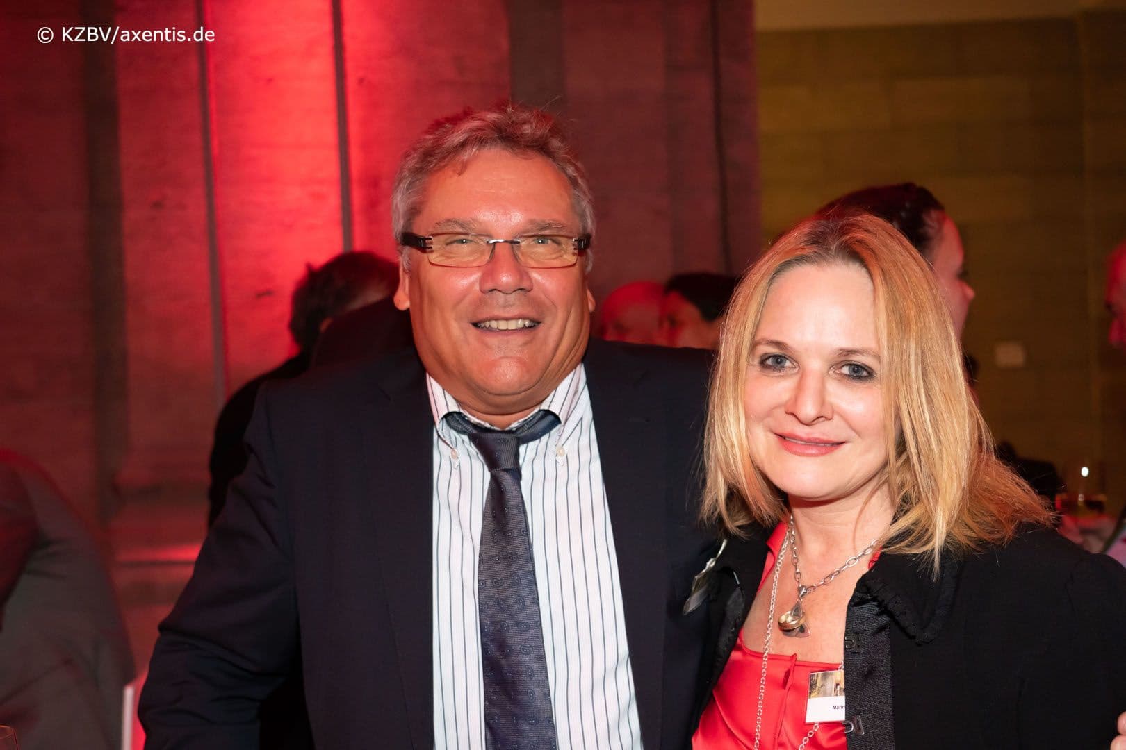 Martin Böckmann (Knappschaft) mit Marina Horn (Büro Georg Nüßlein MdB)