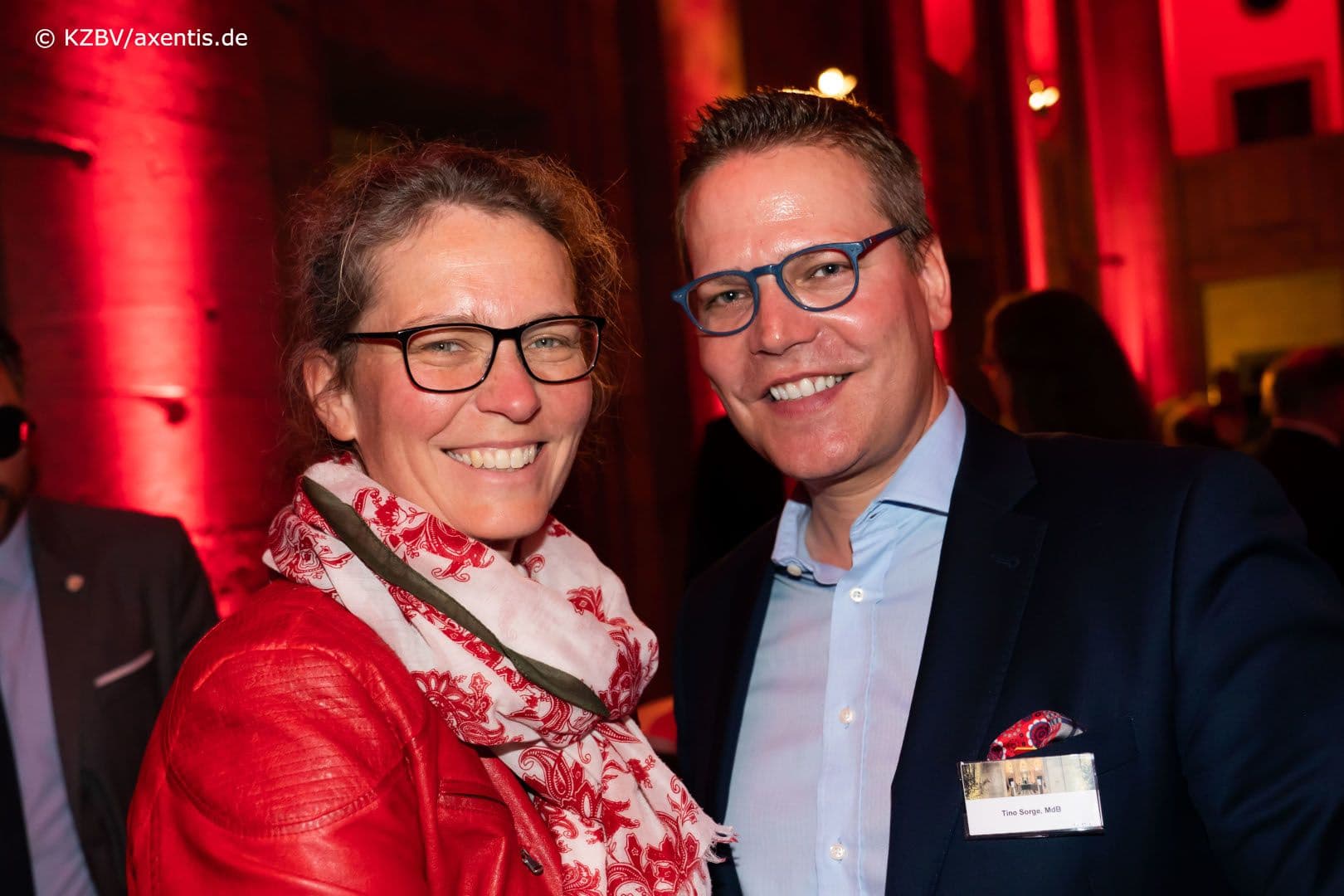 Barbara Ermes (BZÄK) und Tino Sorge MdB (CDU/CSU)