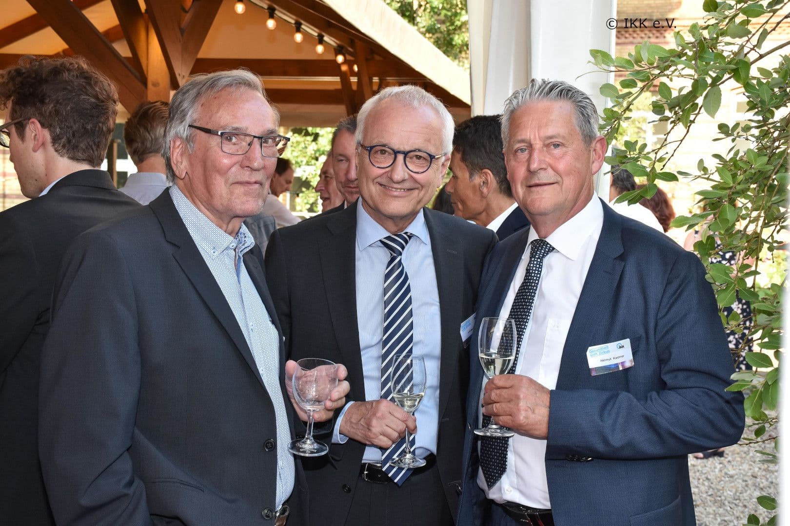 Peter Wadenbach (IKK gesund plus), Andreas Fabri (IKK classic), Helmut Kastner (IKK Nord) (v.l.n.r.)