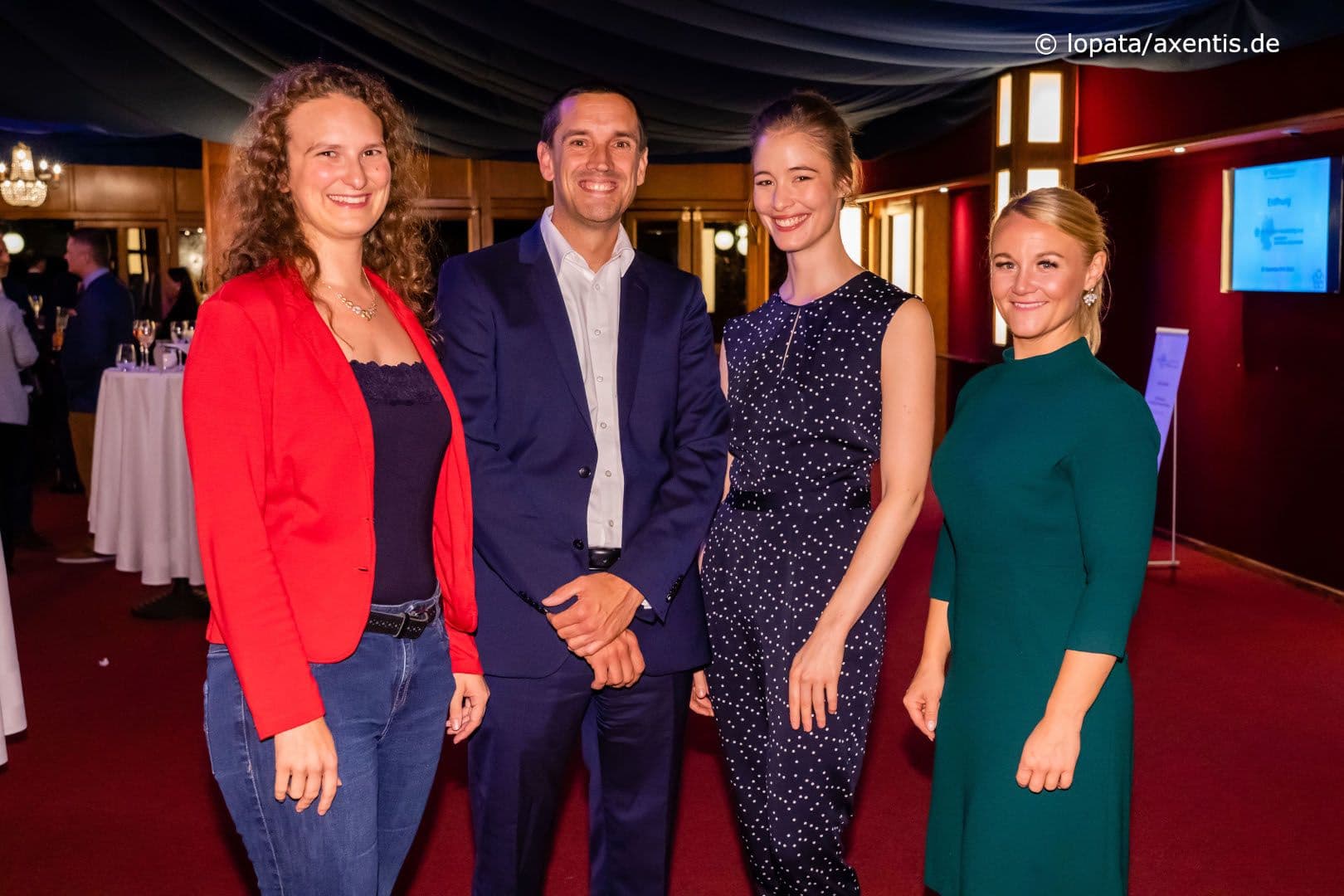 Katrin Weiß, Torben Ostendorf, Leonor Heinz, Johanna Bobardt (alle Deutscher Hausärzteverband) (v.l.n.r.)