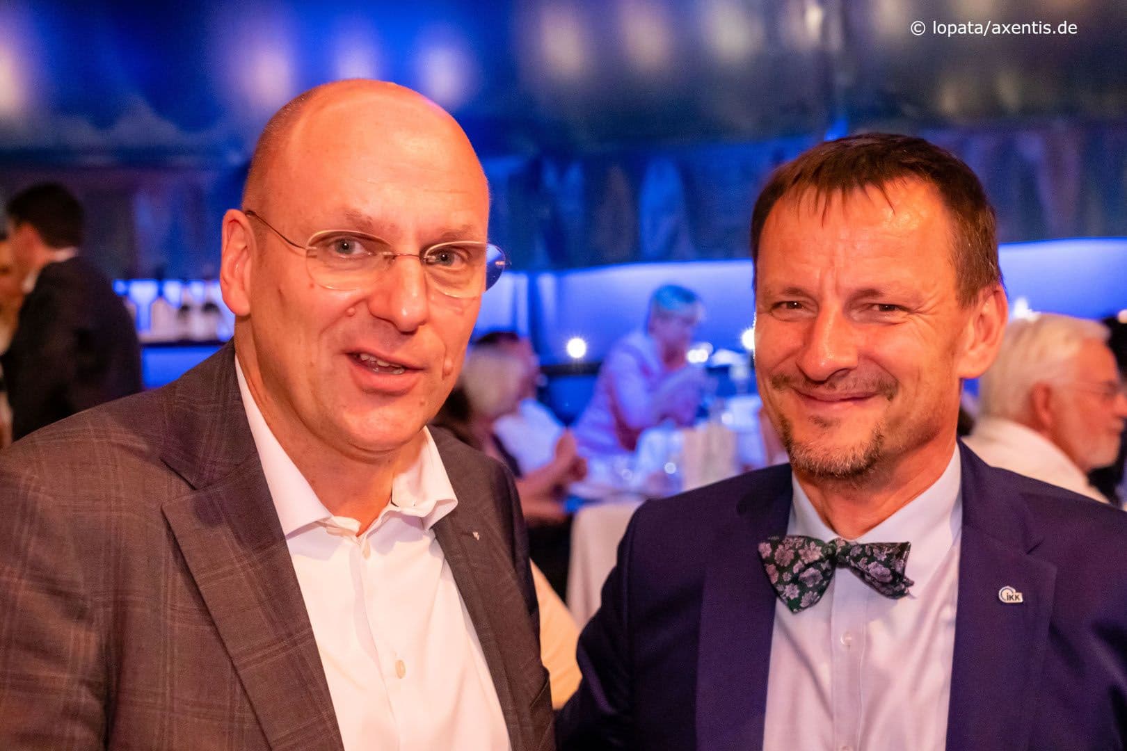Jens Martin Hoyer (AOK-Bundesverband) (l.) mit Jürgen Hohnl (IKK e.V.)