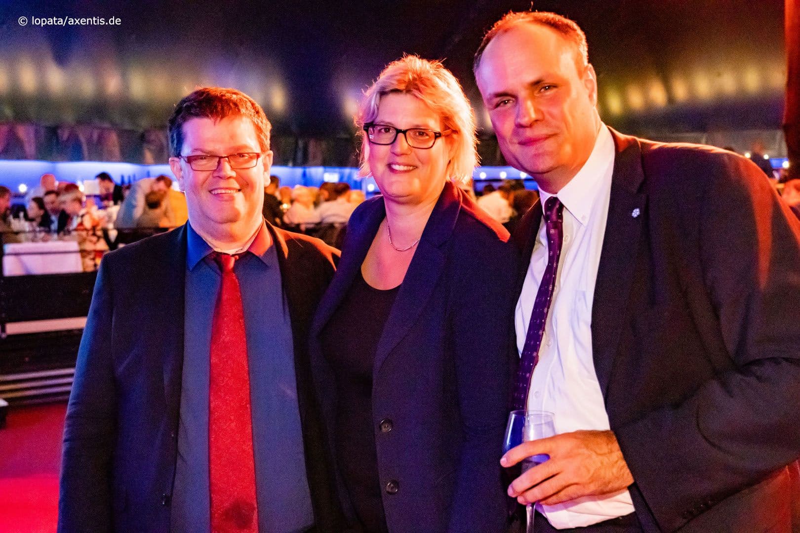 Lothar Funk (Hochschule Düsseldorf) mit Sonja Optendrenk (BMG) und Tjarko Schröder (Deutscher Hausärzteverband) (v.l.n.r.)