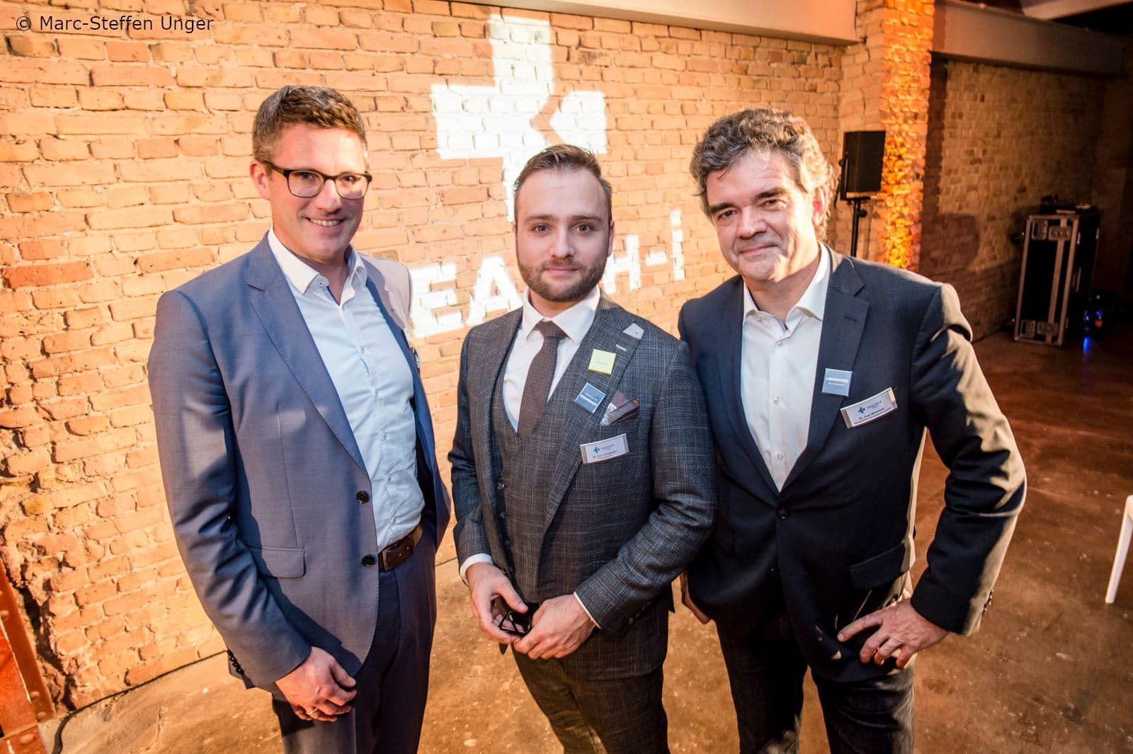 Markus Schlobohm (TK),  Sven Jungmann  (FoundersLane) und Axel Wehmeier (HÄVG) (v.l.n.r.)