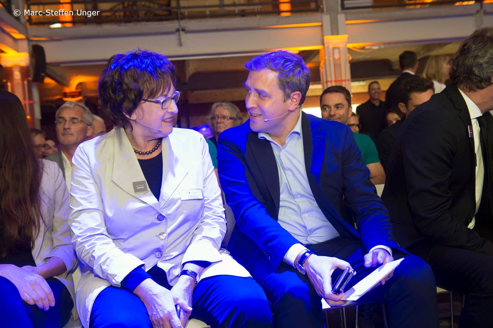 Verstanden sich offenbar: Brigitte Zypries und  Gottfried Ludewig (BMG)