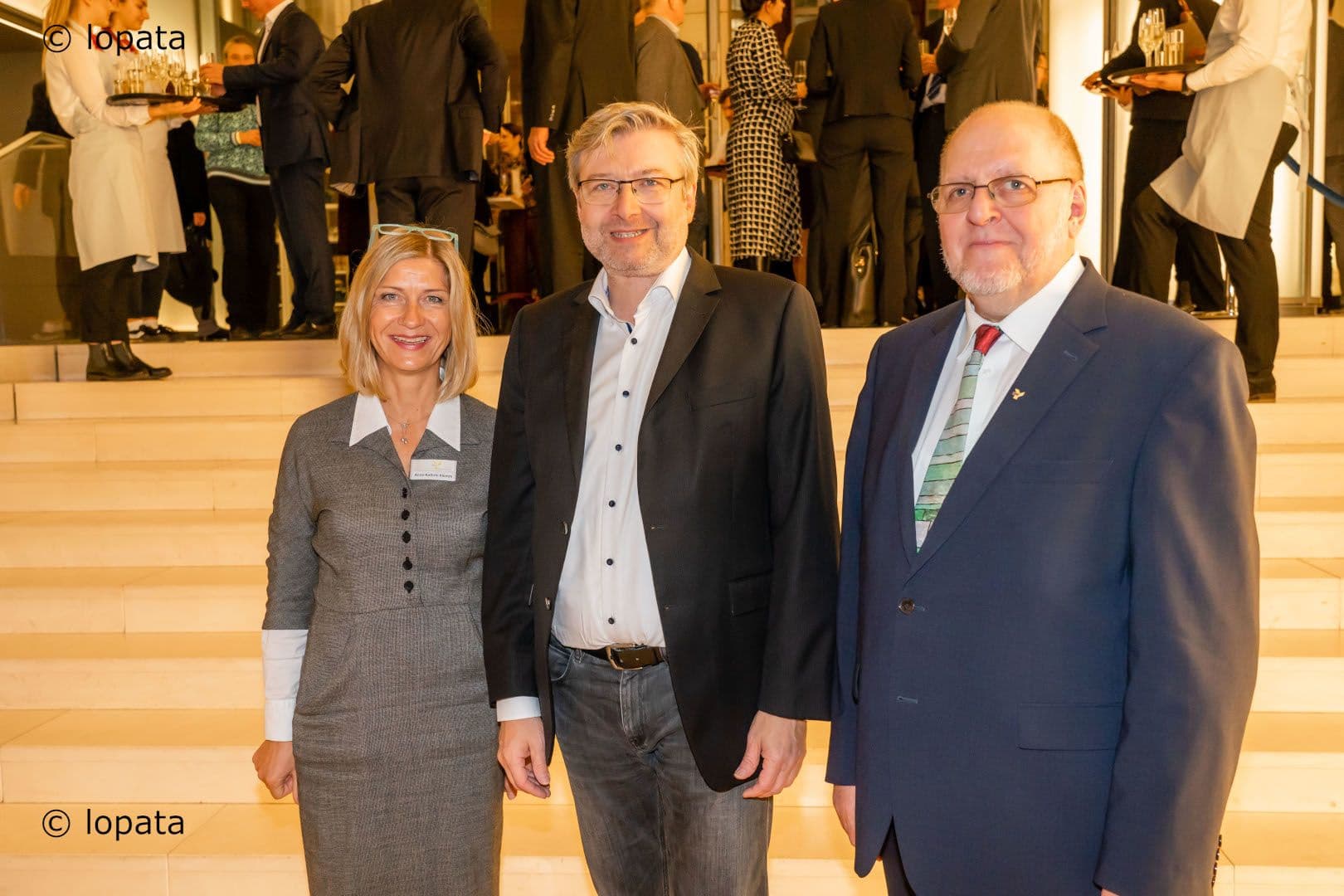Anne-Kathrin Klemm (BKK Dachverband), Dirk Heidenblut MdB (SDP) und Franz Knieps (BKK Dachverband) (v.l.n.r.)