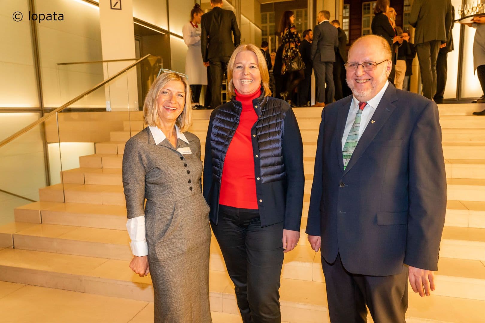 Gut aufgelegt waren Anne-Kathrin Klemm (BKK Dachverband), Bärbel Bas MdB (SPD), Franz Knieps (BKK Dachverband) (v.l.n.r.)