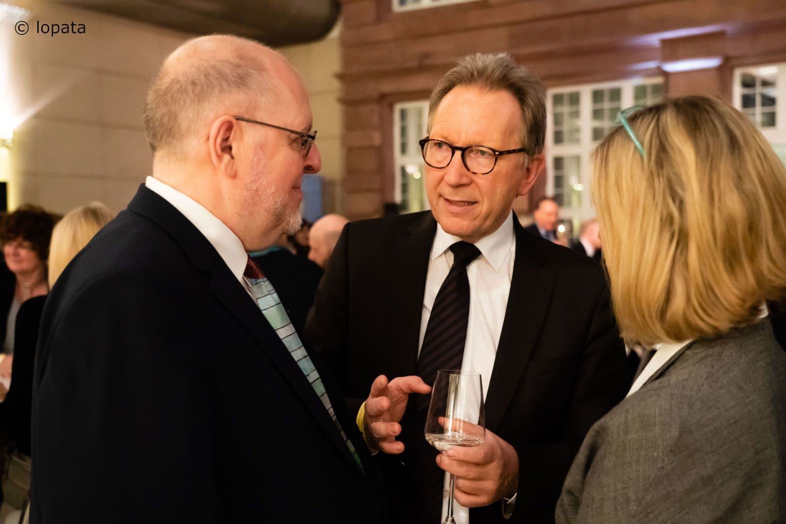 Ob es wohl um das GKV-FKG ging? Franz Knieps (BKK Dachverband) mit Erwin Rüddel MdB (CDU) und Anne-Kathrin Klemm (BKK Dachverband (v.l.n.r.)