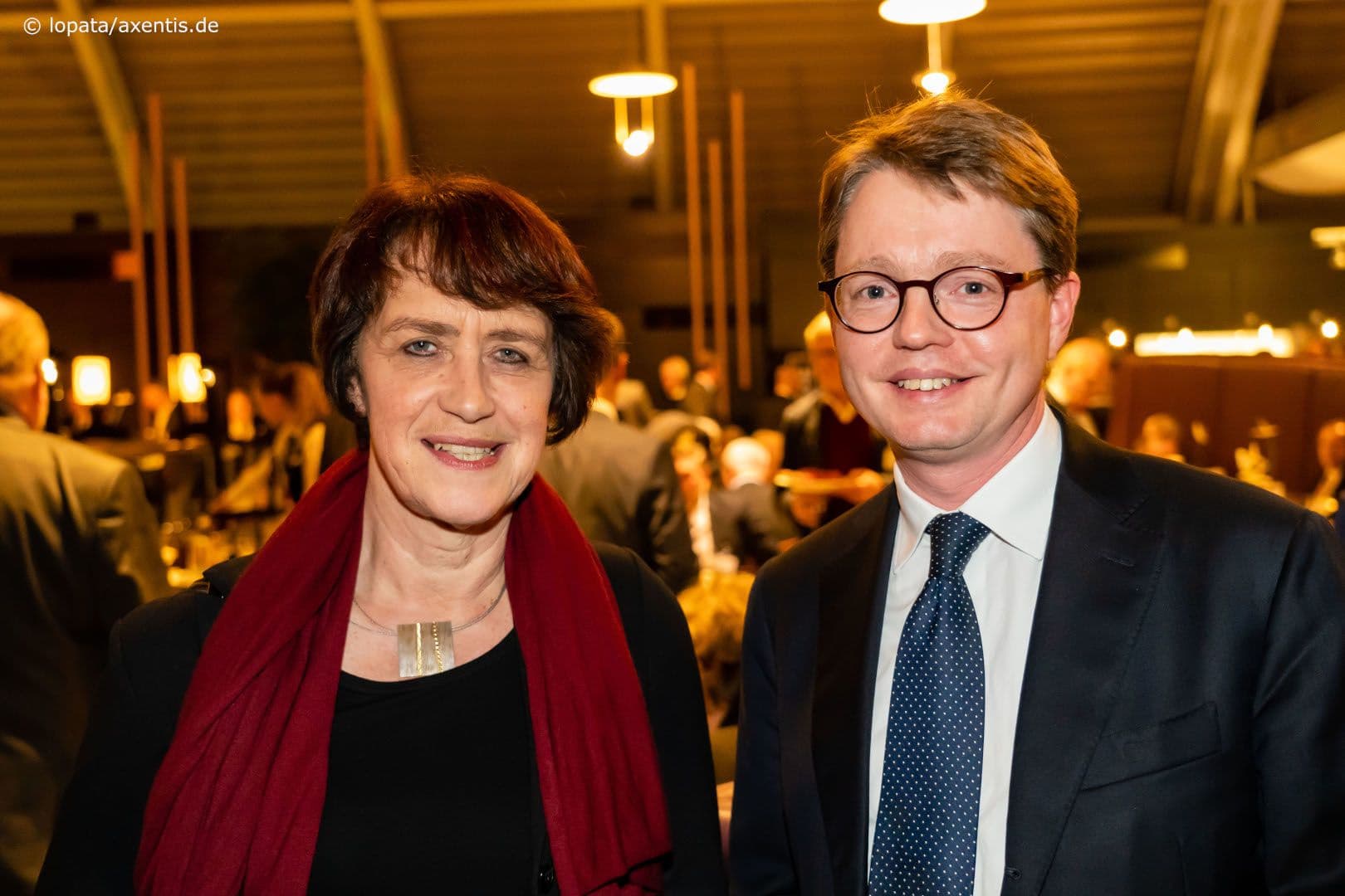 PKV und GKV hier einmal gemeinsam: Doris Pfeiffer (GKV-Spitzenverband) , Florian Reuter (PKV Verband)
