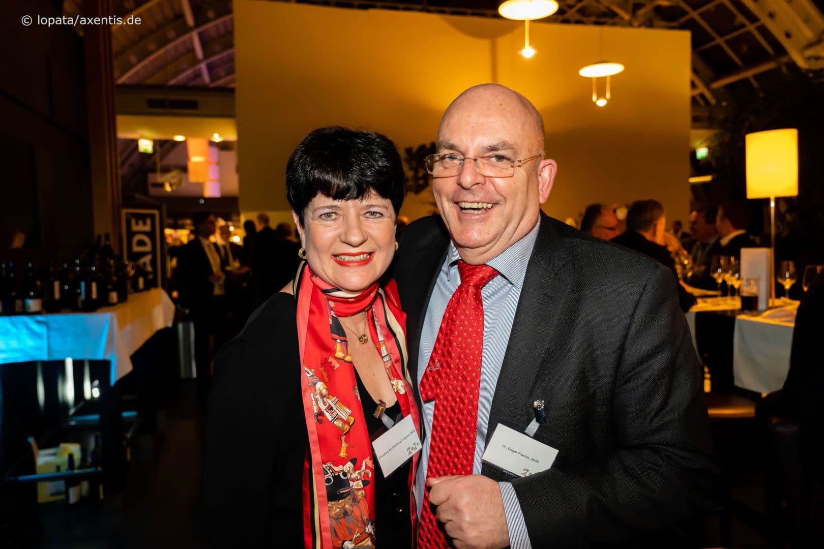 Christine Aschenberg-Dugnus MdB (FDP) mit Edgar Franke MdB (SPD)