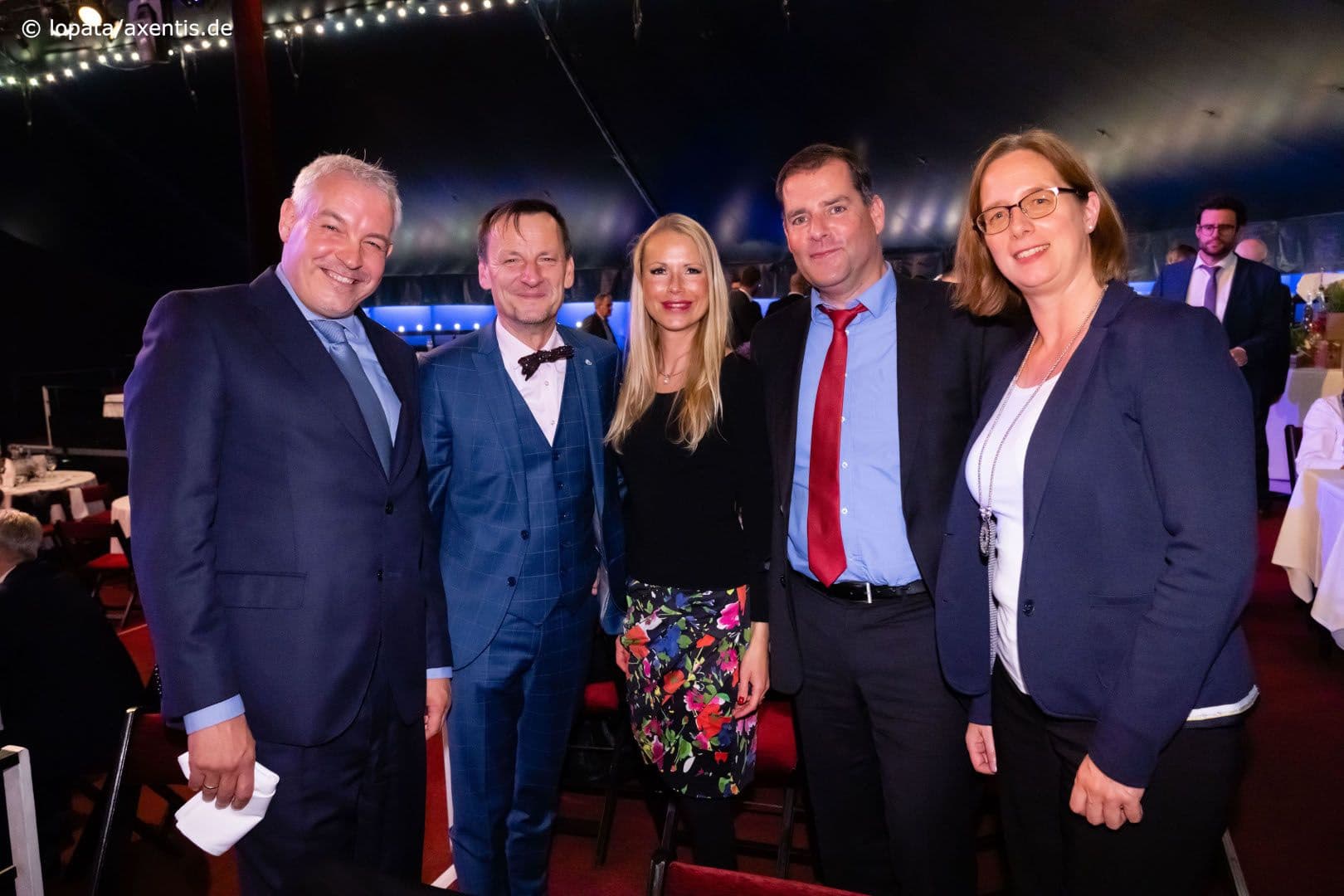 Sebastian Baumann (Systemische Gesellschaft), Jürgen Hohnl (IKK e.V.), Stefanie Schuster (Lilly). Michael Mörsch (DKG), Sandra Schulz (BÄK) (v.l.n.r.)