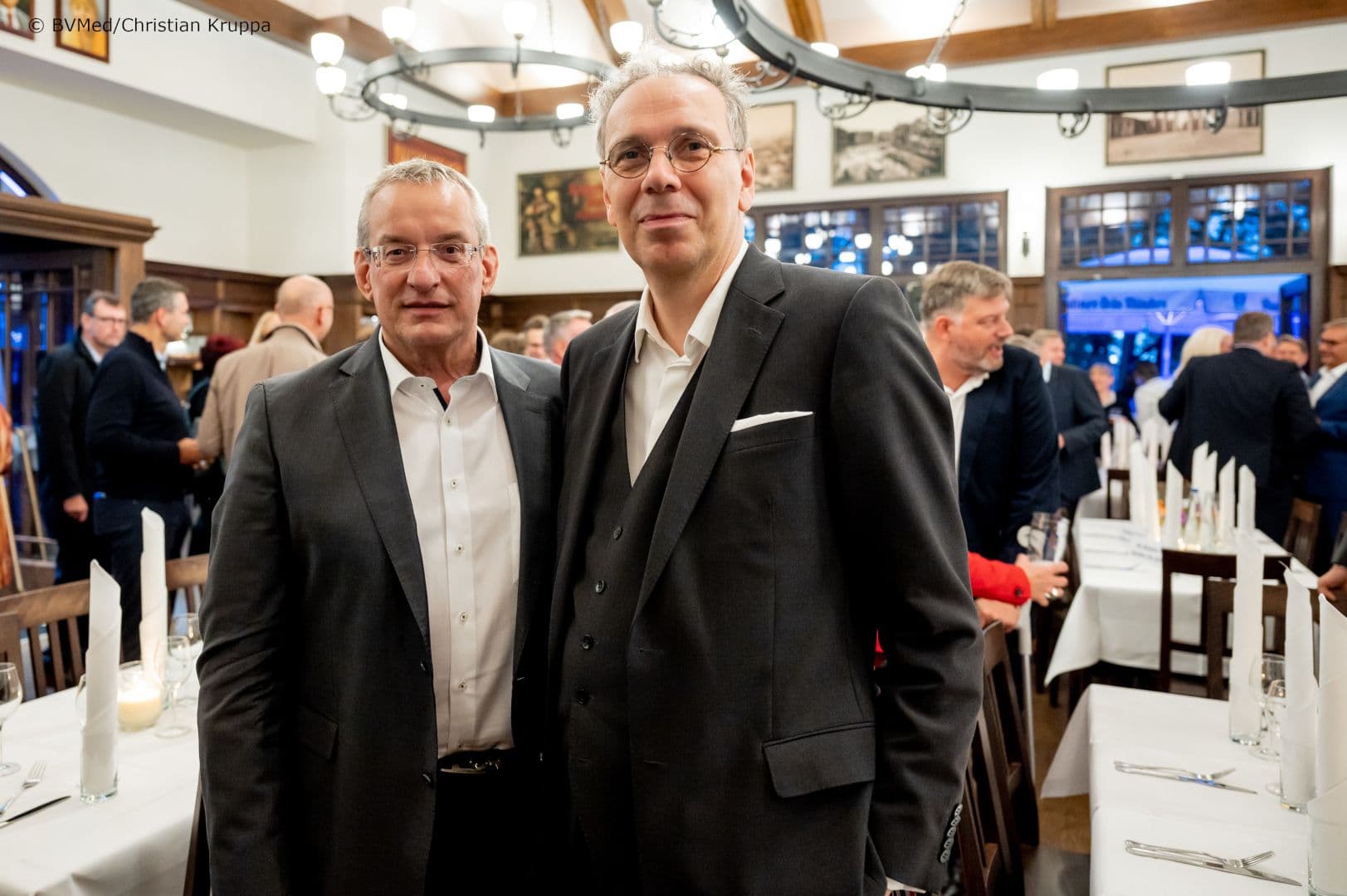 Meinrad Lugan (l.) und Marc-Pierre Möll (beide BVMed)