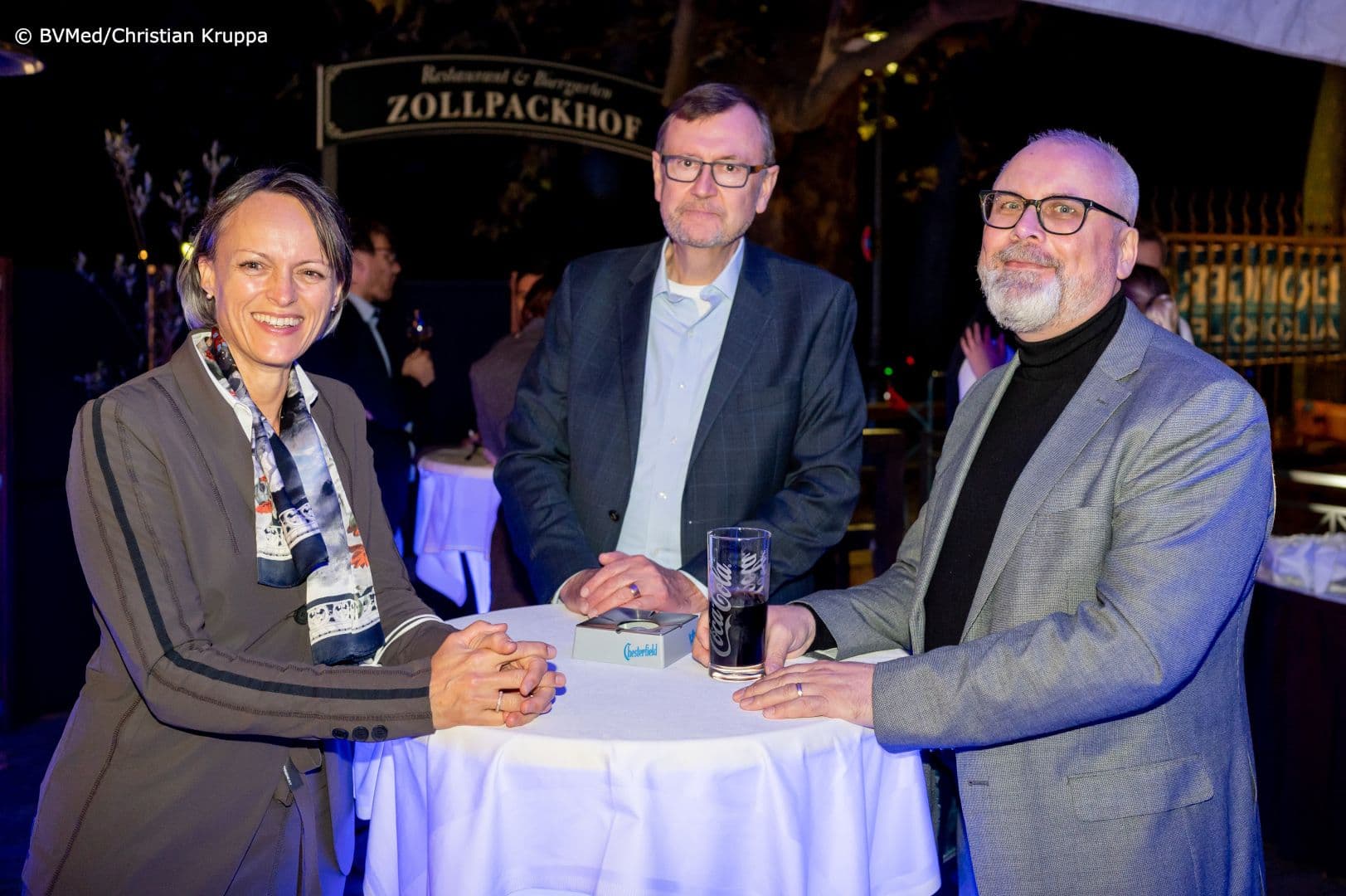 Delia Strunz (Johnson & Johnson), Christian Dierks (Dierks & Company), Benno Herrmann (VDI TZ) (v.l.n.r.)