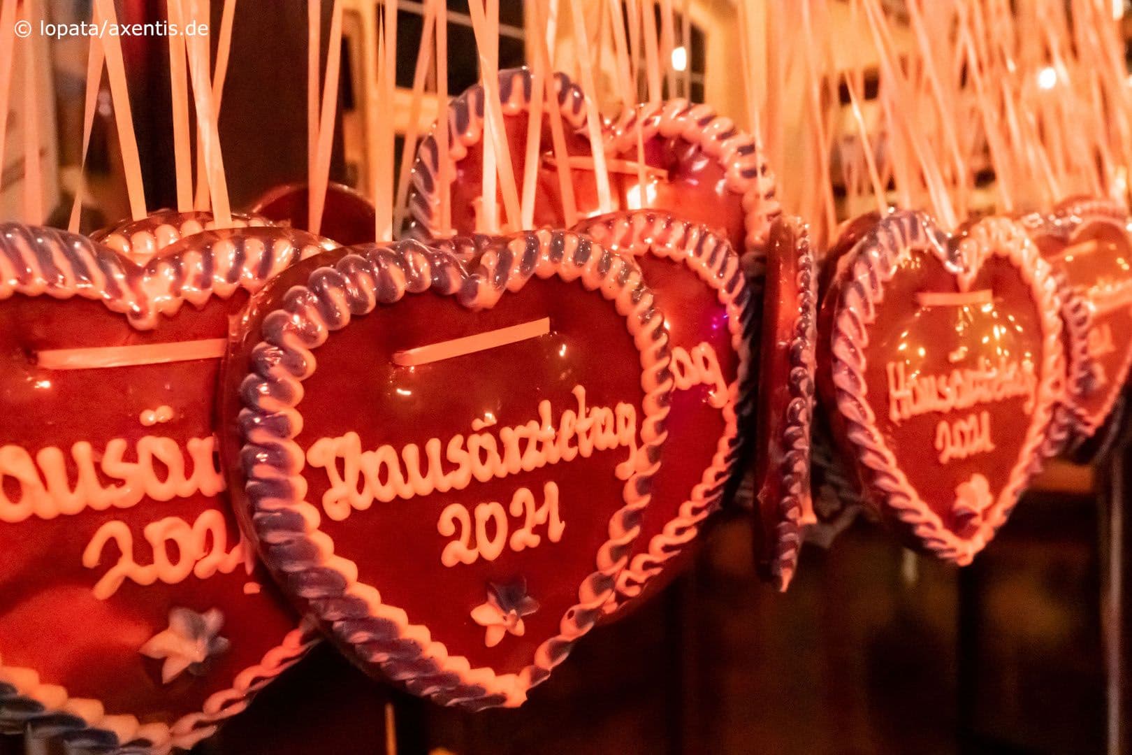 Deutscher Hausärztetag 2021 im Lebkuchenherz verewigt – keiner weiß, wie lange