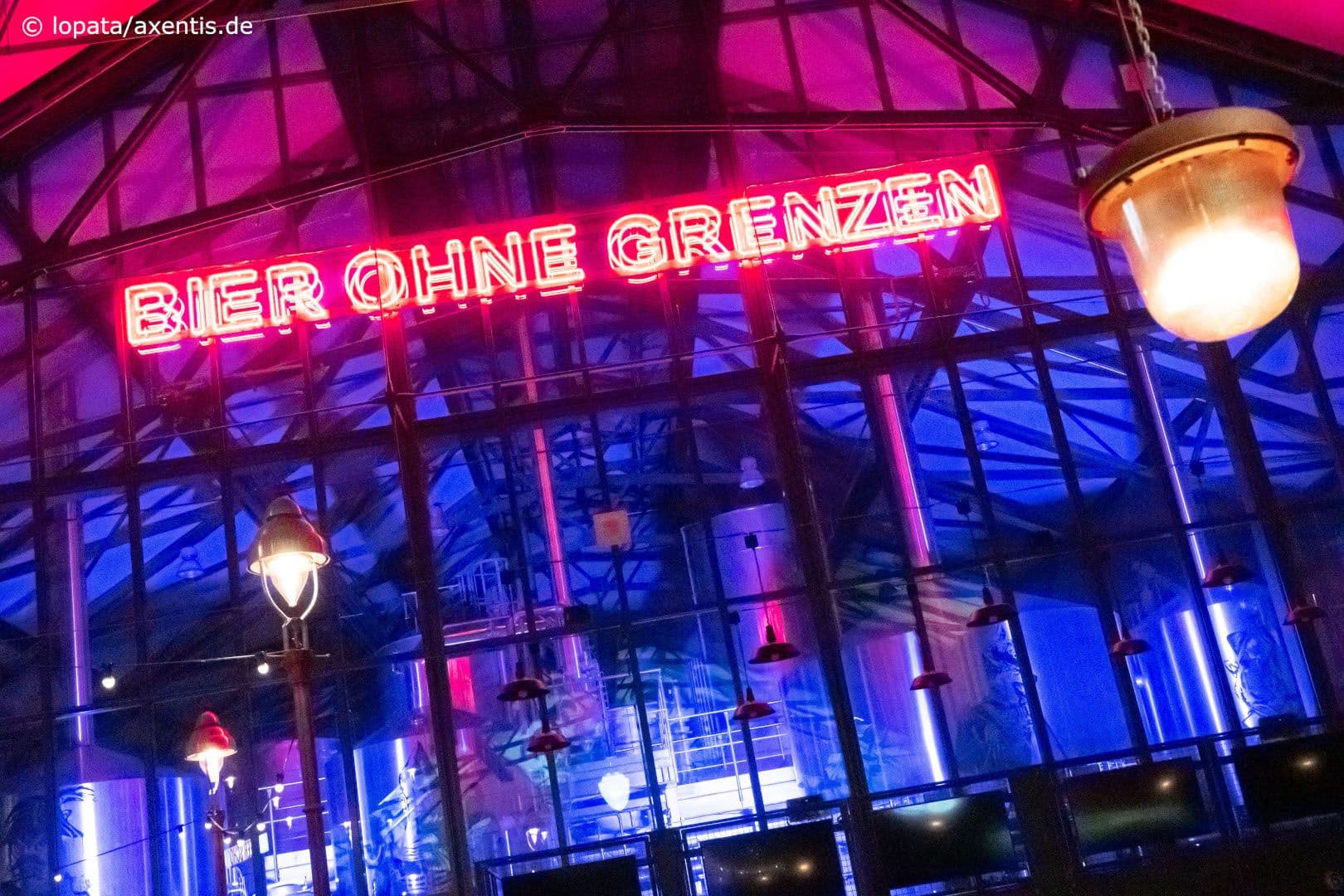 Bier ohne Grenzen: ein wohl treffender Slogan für den Gesellschaftsabend