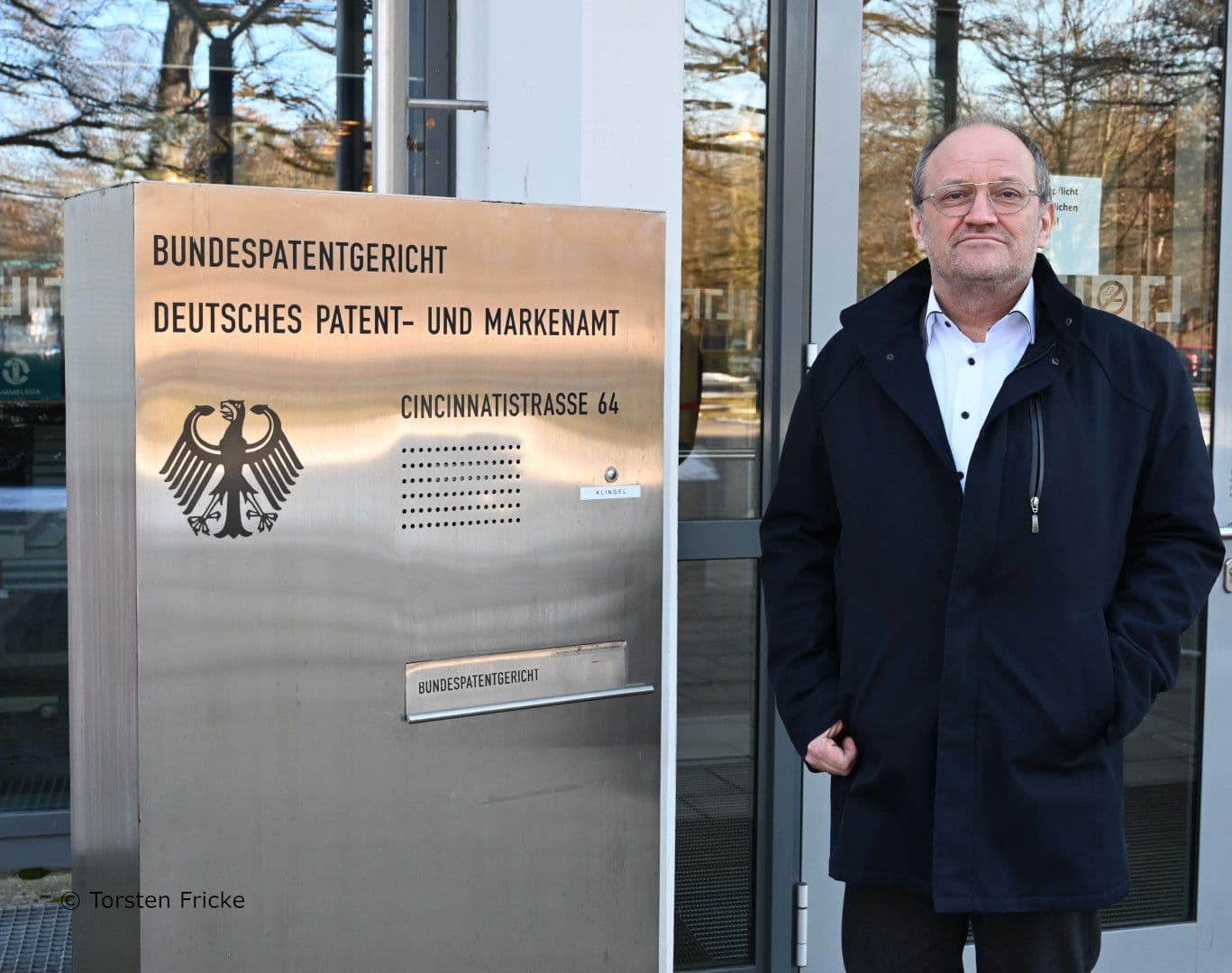 Prof. Dr. Andreas Lehr vor dem Bundespatentgericht