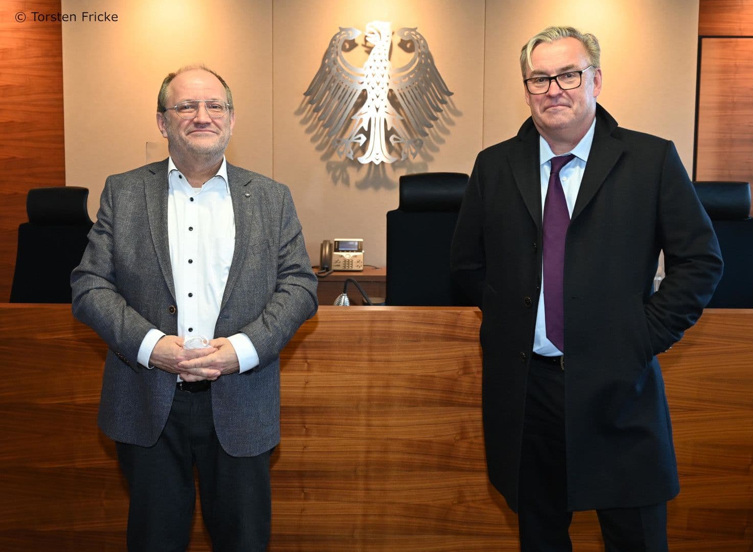 Prof. Dr. Andreas Lehr (l.) und sein Anwalt Dr. Klaus Hovemeyer