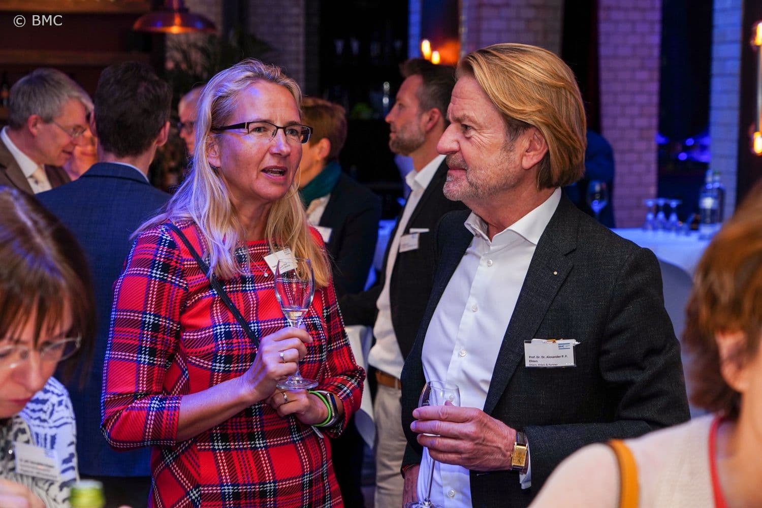 Daniela Piossek (Paul Hartmann AG) mit Alexander Ehlers (Ehlers, Ehlers & Partner)