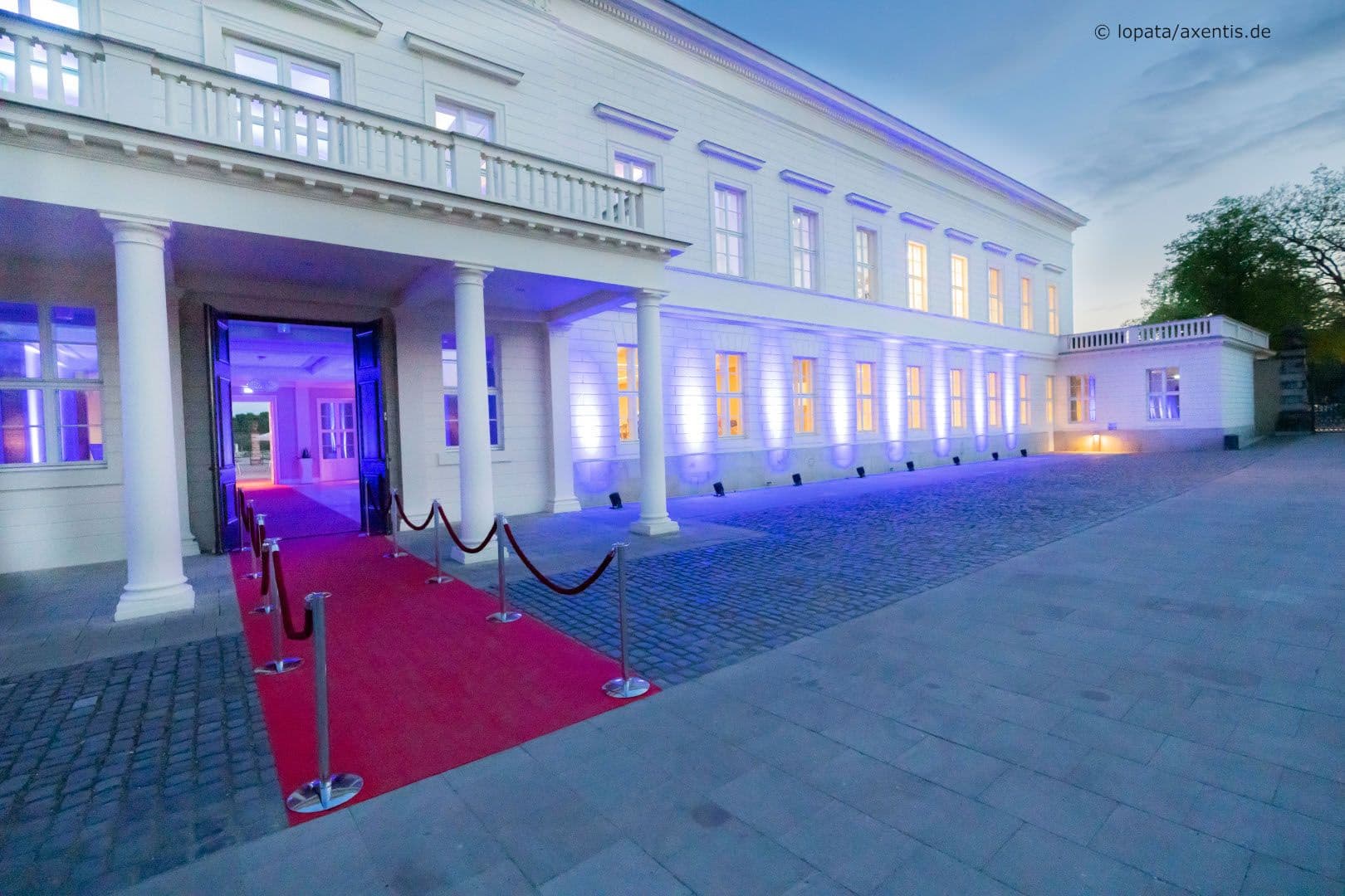 Schloss Herrenhausen ist bereit für den Gesellschaftsabend des Deutschen Hausärzteverbandes.