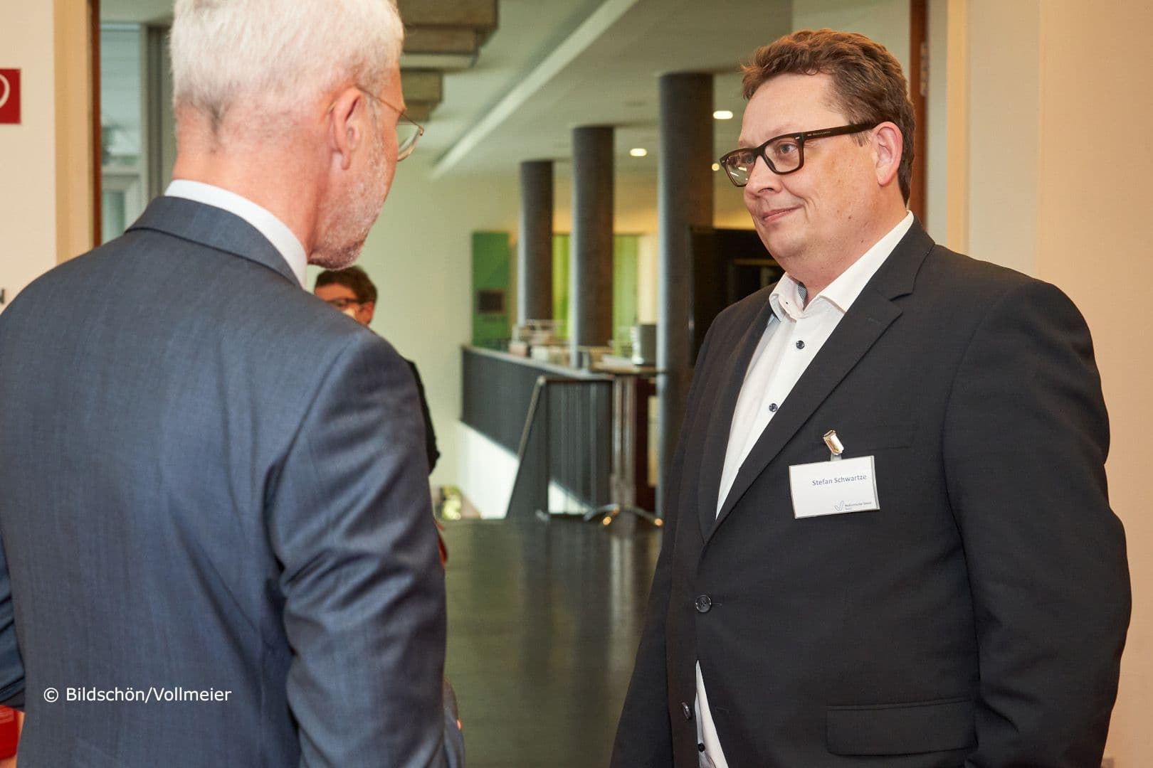 Patientenbeauftragter Stefan Schwartze (r.) mit Stefan Gronemeyer (MD Bund)