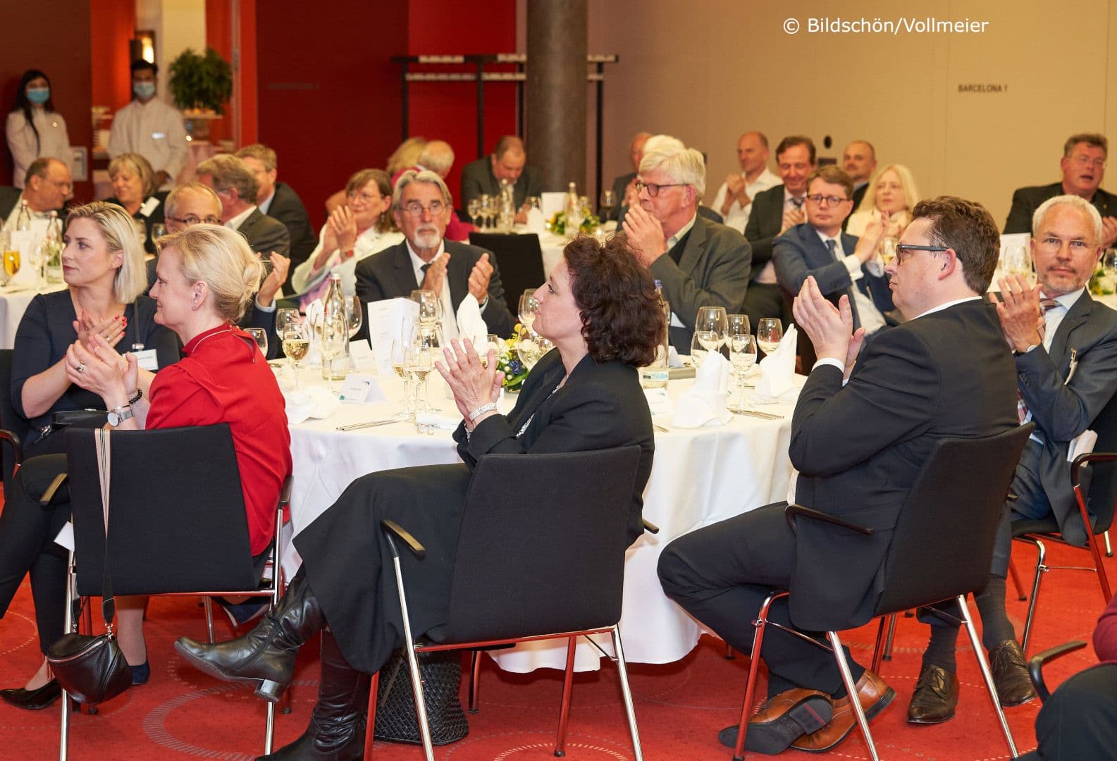 Applaus für die Reden