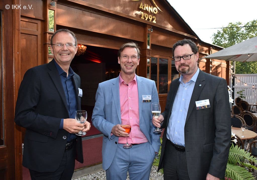 Roland Engehausen (LKG Bayern), Tobias Niemann (HBSN), Markus Bäumer (BIG direkt gesund) (v.l.n.r.)