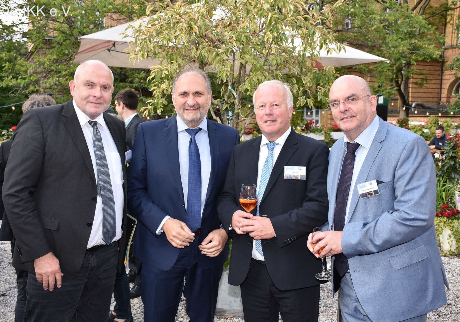 Dietrich Monstadt MdB (CDU), Hans Peter Wollseifer (IKK e.V.), Peter Weiß (Bundesbeauftragter Sozialversicherungswahlen) und Edgar Franke (BMG) (v.l.n.r.)