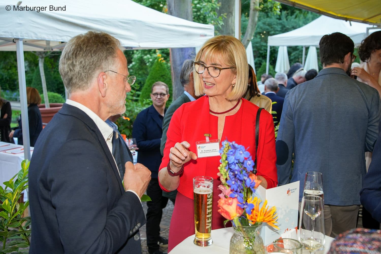 Dominik von Stillfried (Zentralinstitut für die kassenärztliche Versorgung) und Susanne Johna (Marburger Bund)