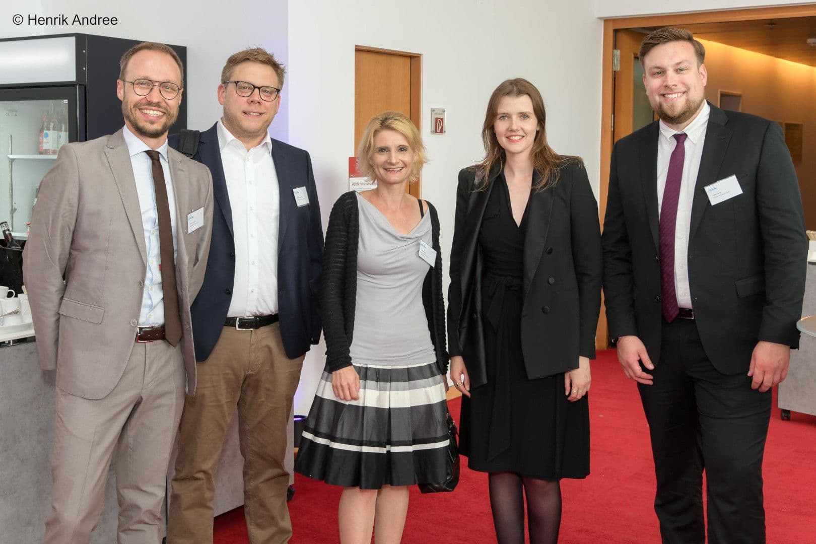 Peter Sendrowicz (MSL), Sebastian Nikoloff (MSL), Janina Werner (Mars GmbH), Laura Landschof (MSL), Fabian Siemer (MSL) (v.l.n.r.)