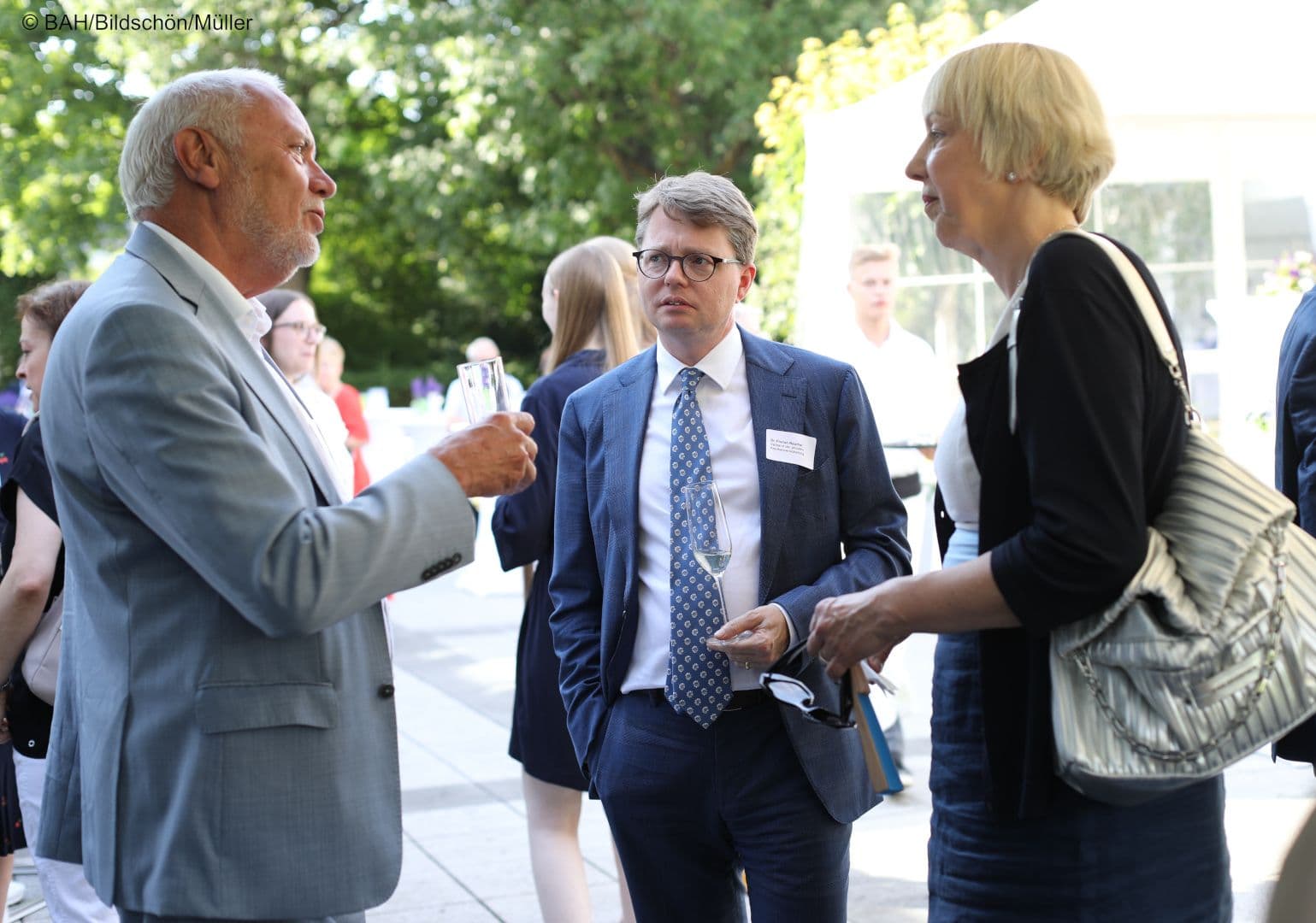 Peter Preuß (CDU-Landtagsfraktion NRW),  Florian Reuther (PKV-Verband) und Susanne Schneider (FDP-Landtagsfraktion NRW) (v.l.nr.)
