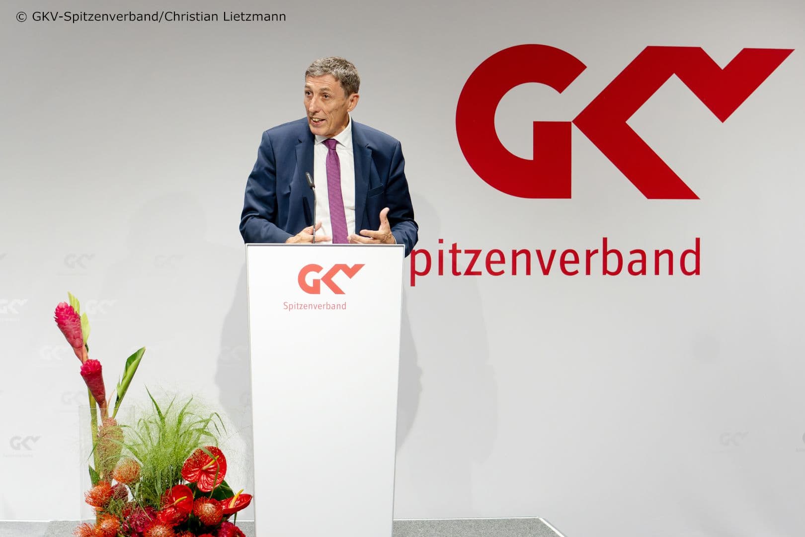 Rainer Schlegel, Präsident des BSG, bei seiner beeindruckenden Rede