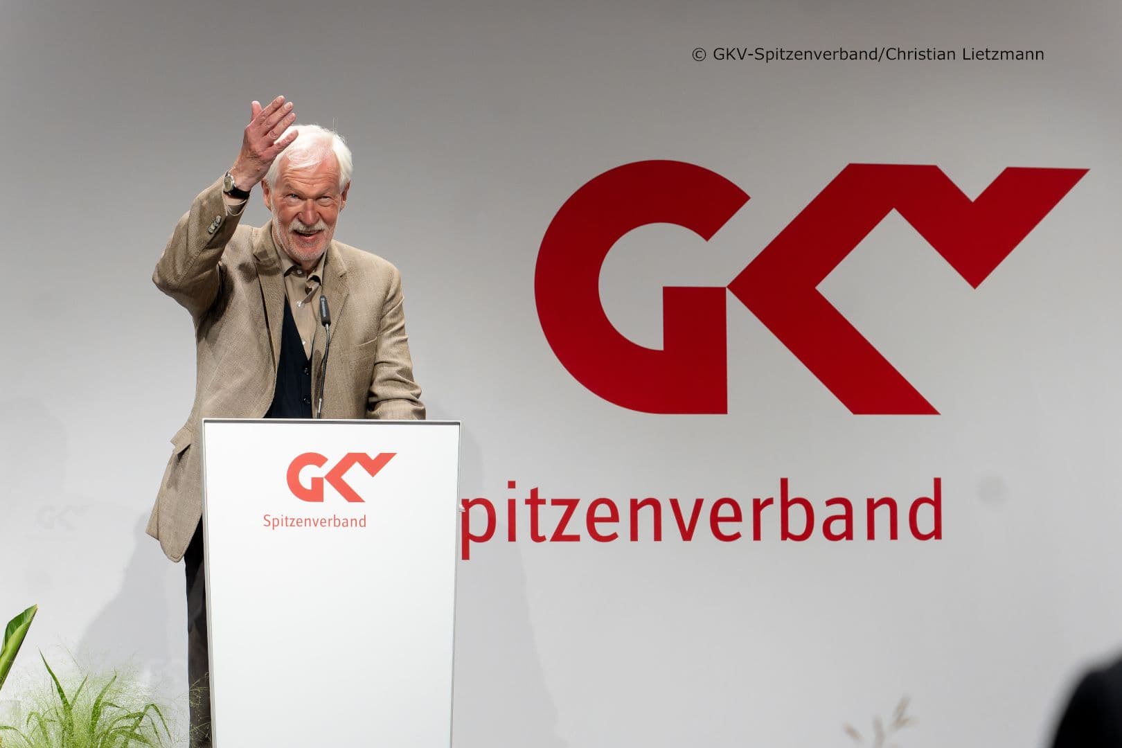 Ein gut gelaunter Volker Hansen