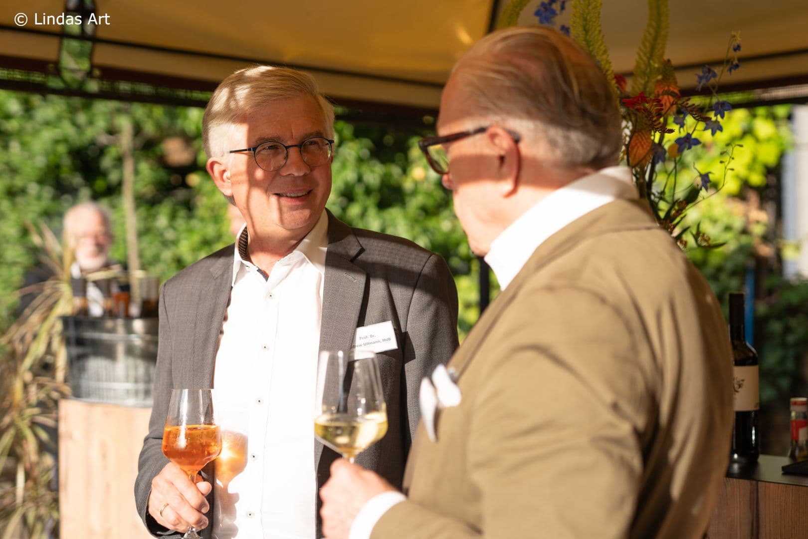 Andrew Ullmann MdB (FDP) im Gespräch mit Klaus Reinhardt (Hartmannbund)