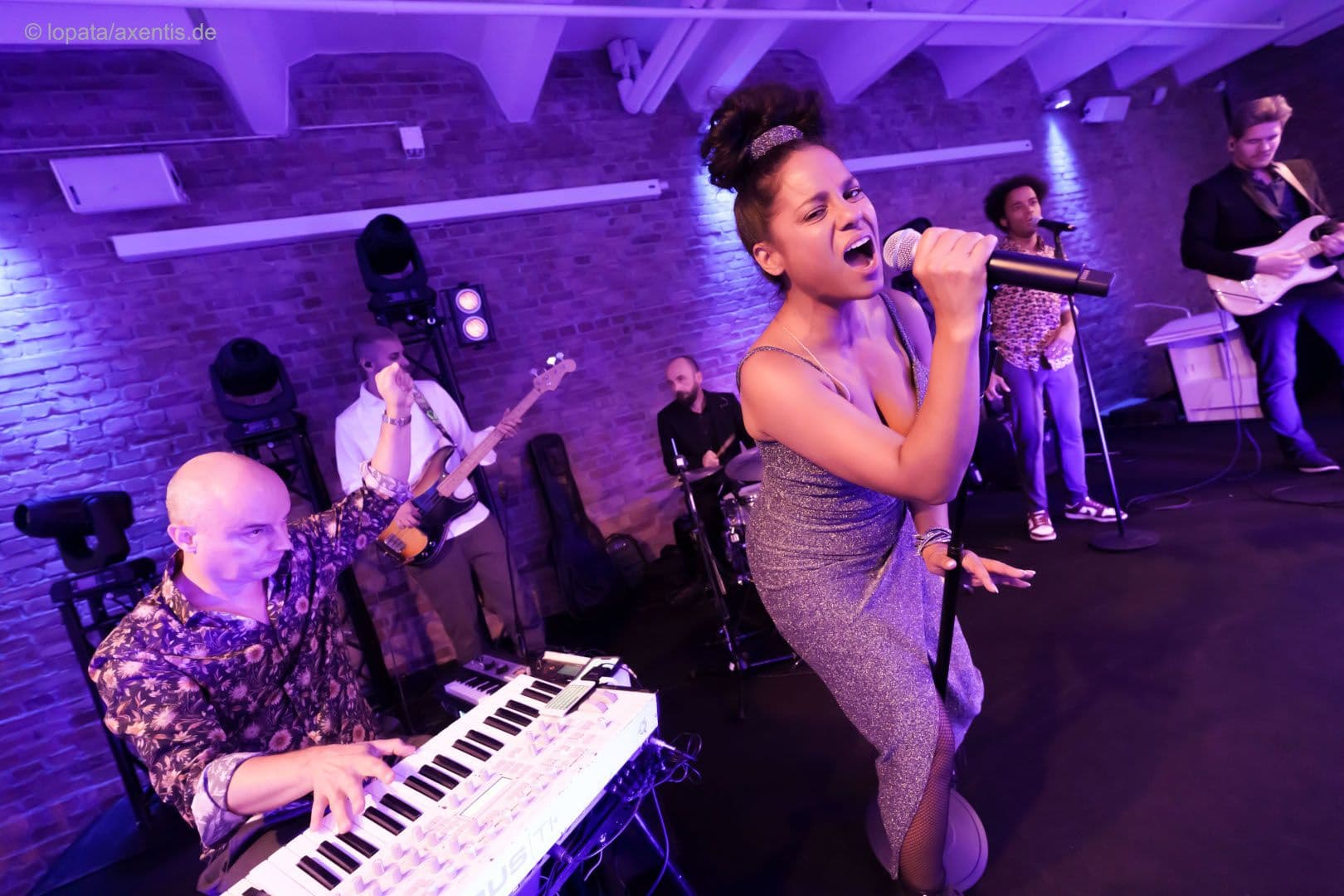 Die „King Kamehameha Club Band" in Aktion