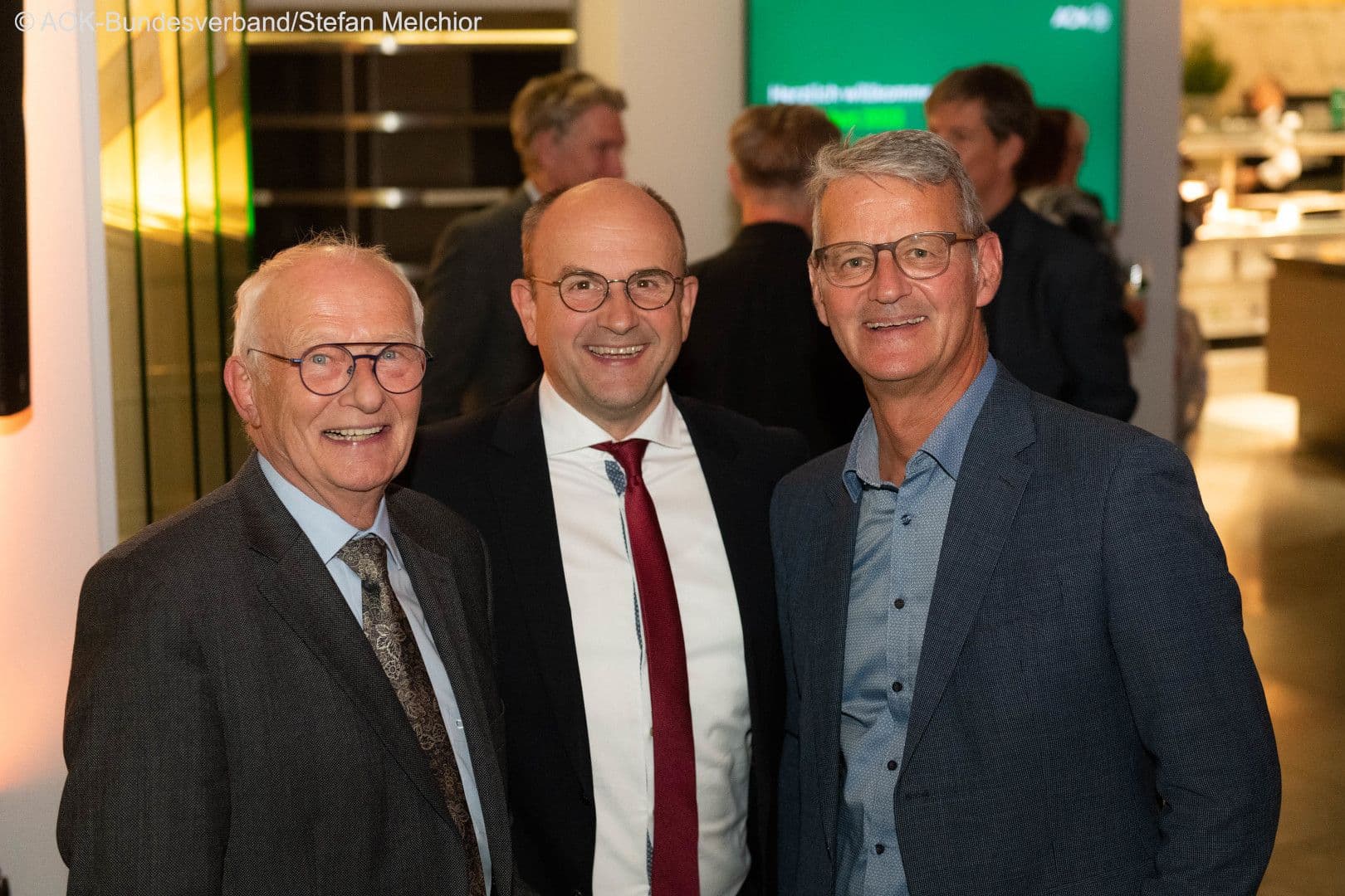 Elimar Brandt, Thomas Bublitz (BDPK)  und Gerald Gaß (DKG) (v.l.n.r.)