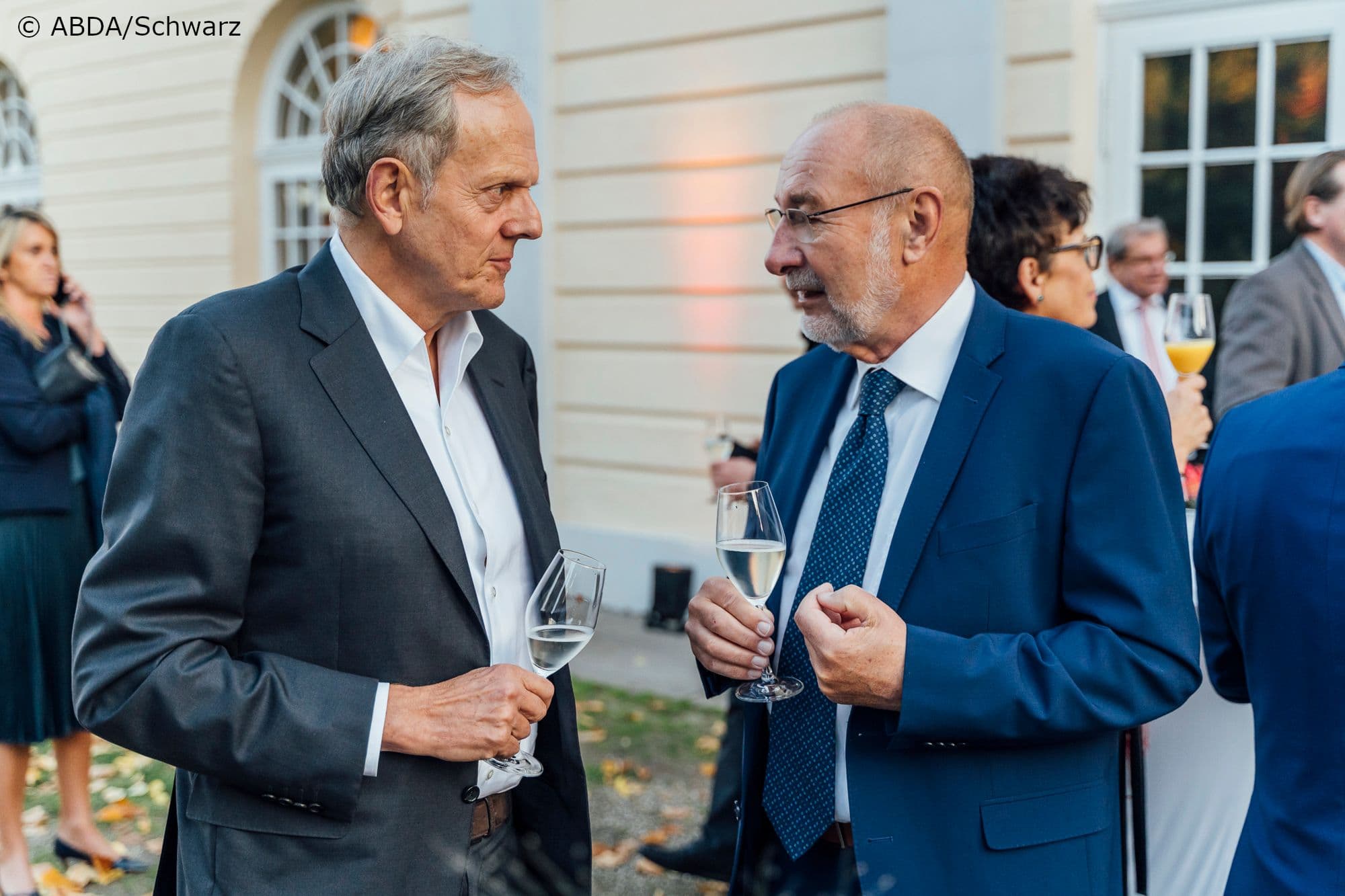 Hubertus Cranz (BAH) (l.) mit Ex-ABDA-Präsident Heinz-Günter Wolf