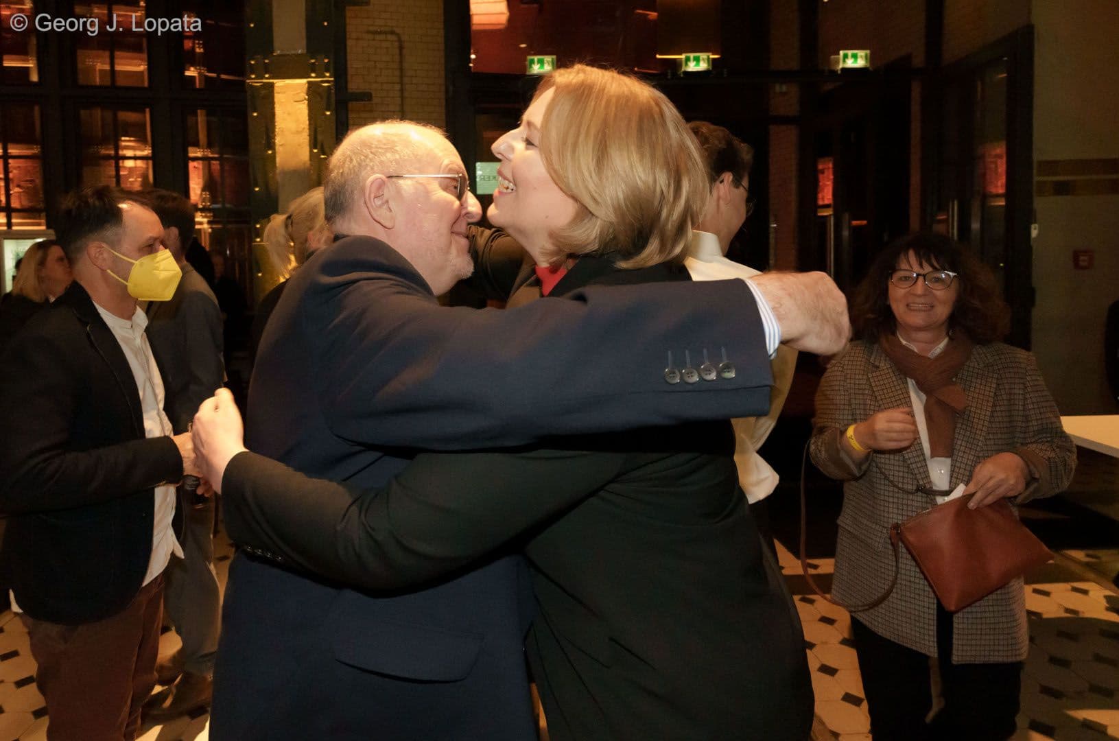 Herzlicher Empfang beim parlamentarischen Abend des BKK Dachverbandes von Franz Knieps (BKK Dachverband) für die Bundestagspräsidentin Bärbel Bas MdB (SPD)