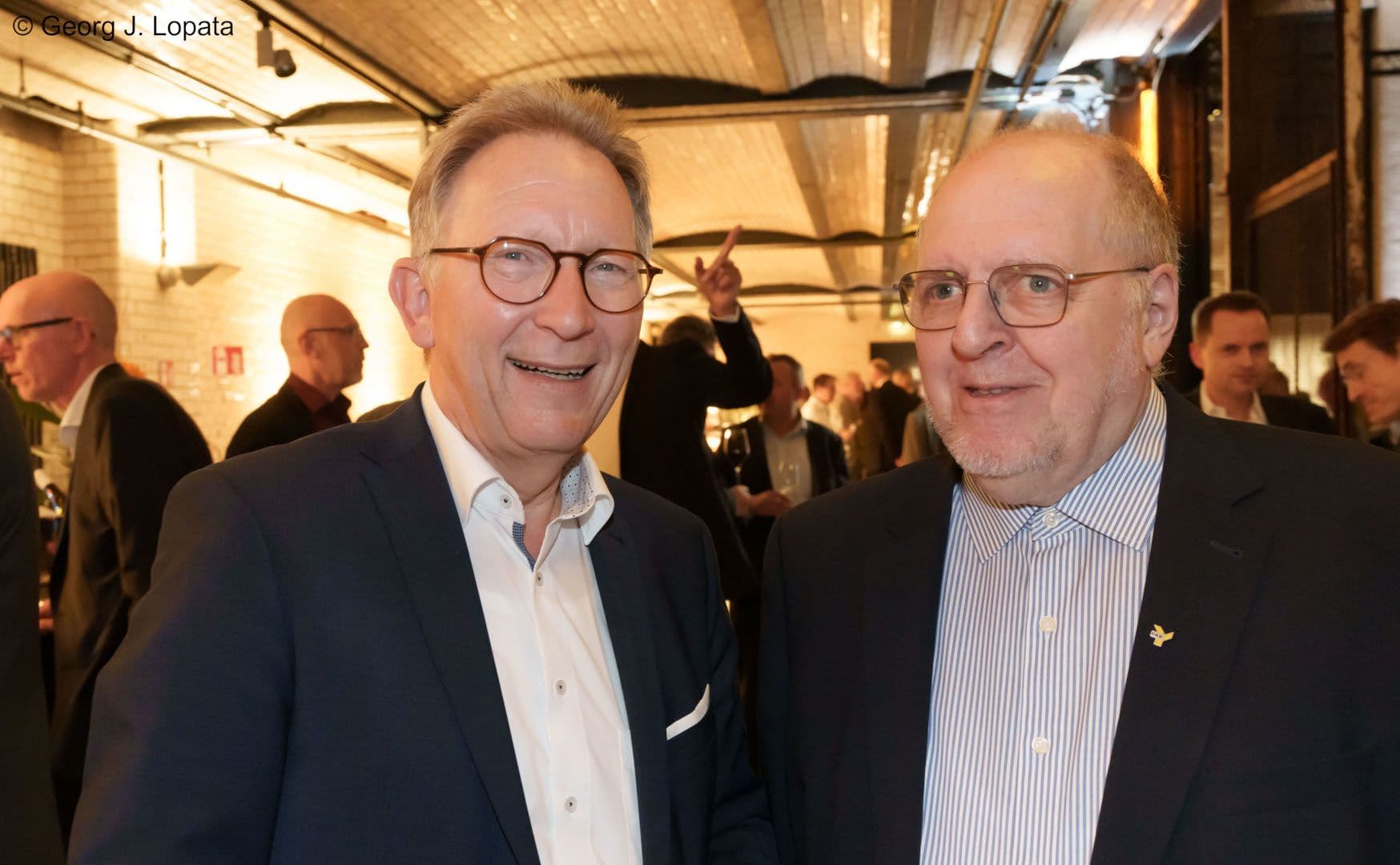 Erwin Rüddel MdB (CDU) und Franz Knieps (BKK Dachverband) (r.)