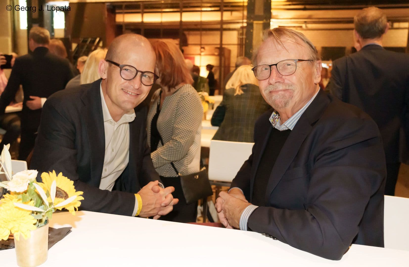 Thomas Schönbucher (BKK LV Süd) und Dietrich von Reyher (BKK Dachverband) (r.)