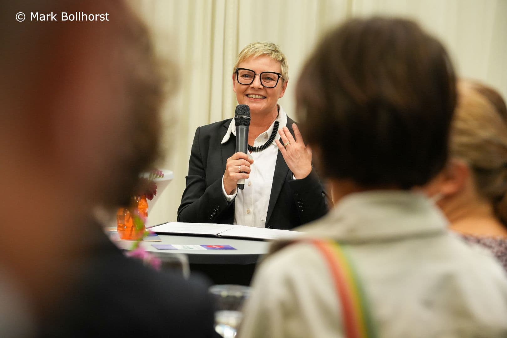 BMG-Staatssekretärin Sabine Dittmar bei ihrer Rede