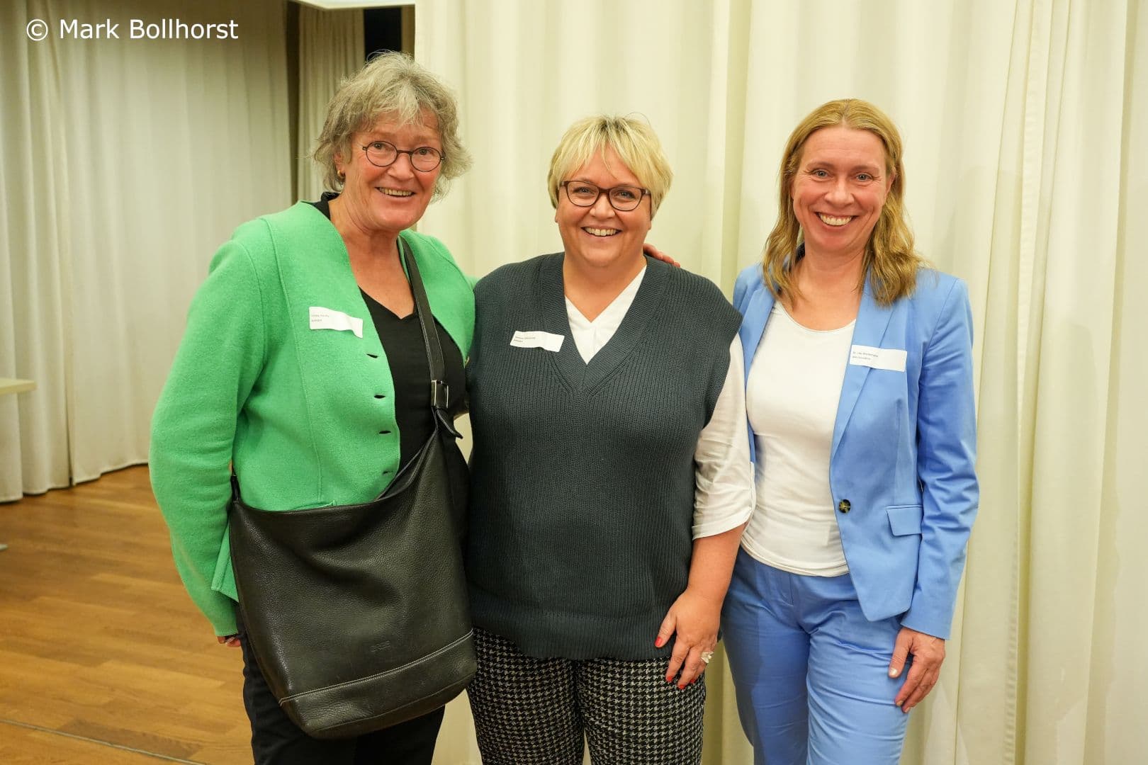 Ulrike Hauffe (Spitzenfrauen Gesundheit), Simone Schwering (Barmer), Ute Wiedemann (DAK-Gesundheit) (v.l.n.r.)