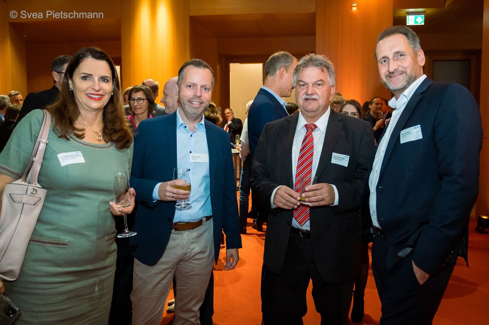 Katja Pütter-Ammer, Michael Karus, Peter-Carsten Kilian (alle Medice) und Nils Ole Wolcke (Schaper & Brümmer) (v.l.n.r.)