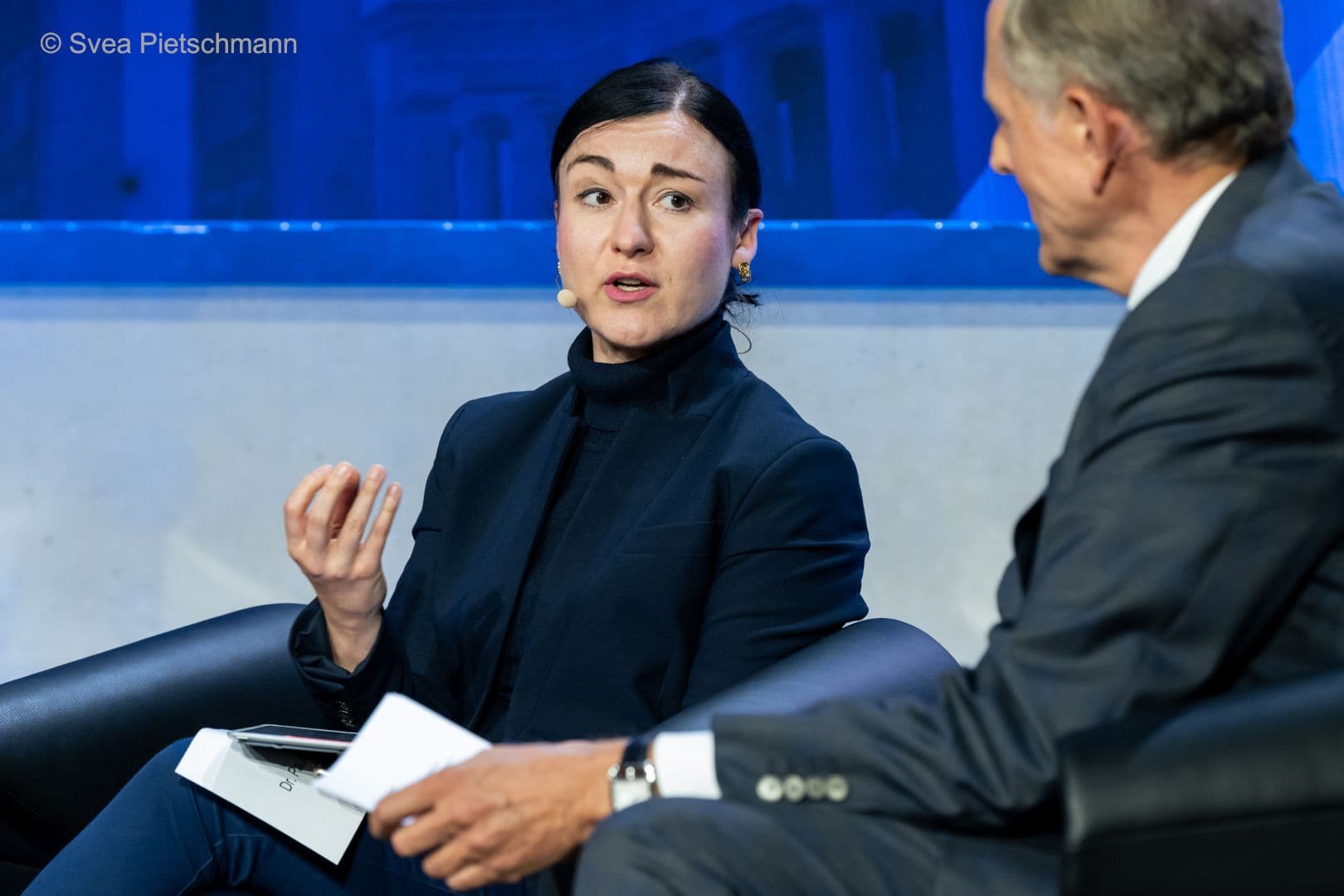 Paula Piechotta MdB (Grüne) mit Hubertus Cranz (BAH)