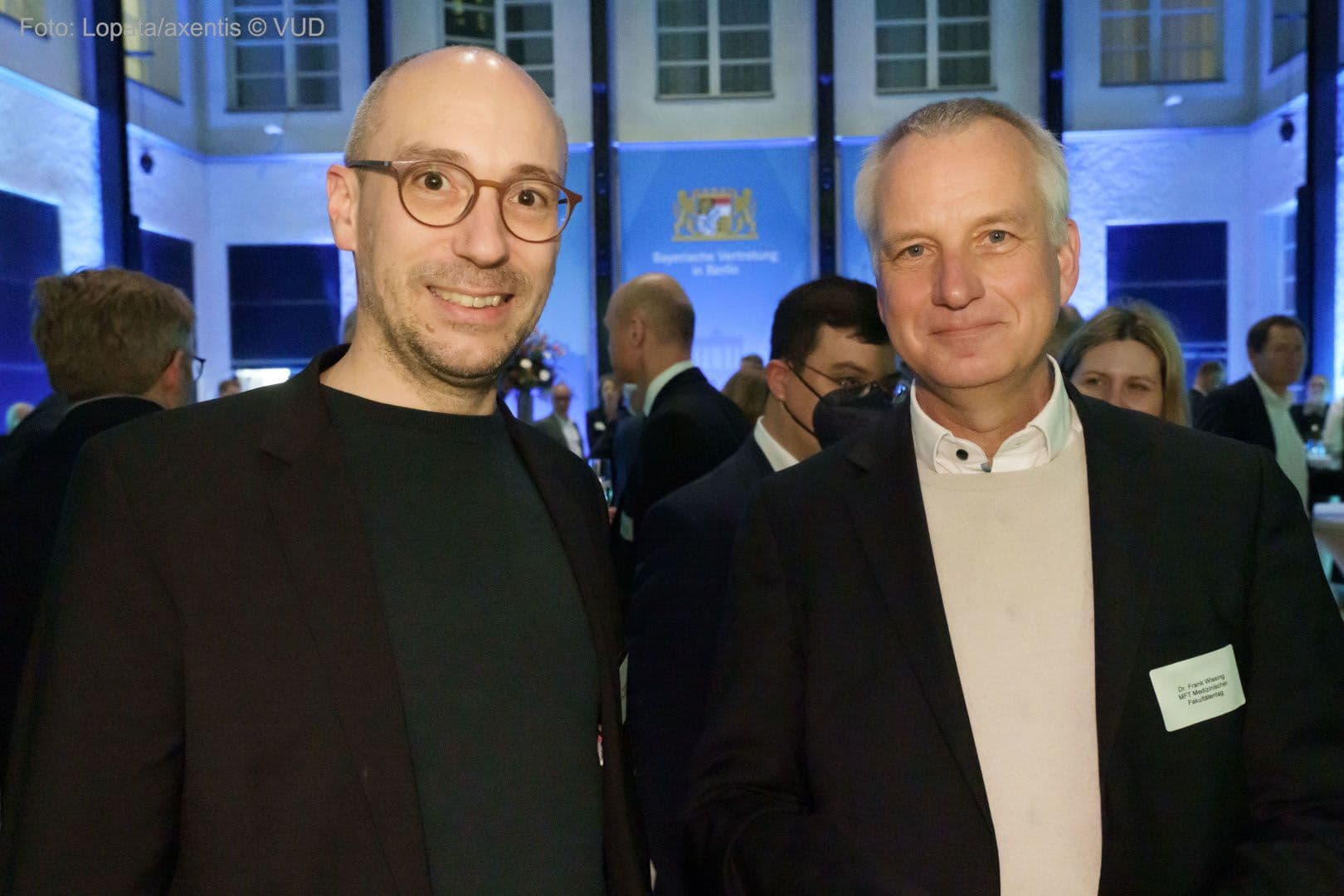 Ruppert Stüwe MdB (SPD) (l.) und Frank Wissing (MFT)